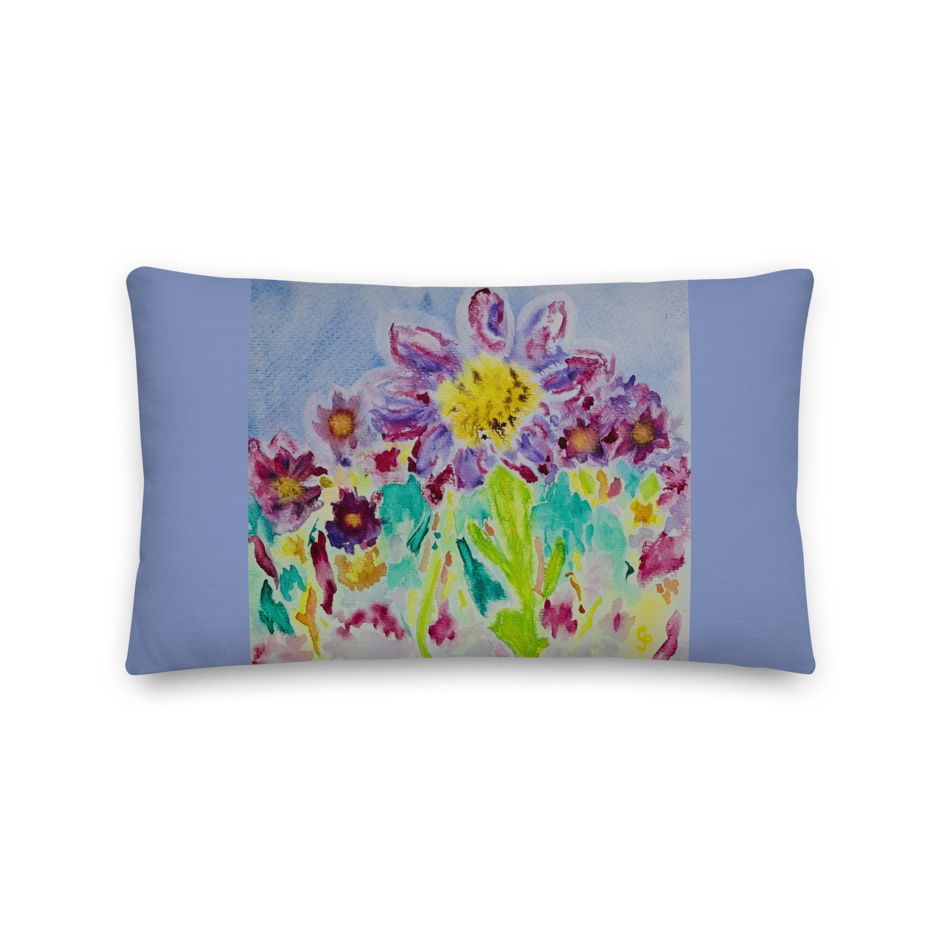 Decorative pillow featuring original artwork—plush, soft-touch fabric with a removable cover; perfect for enhancing living rooms, bedrooms, or cozy spaces with artistic home decor.