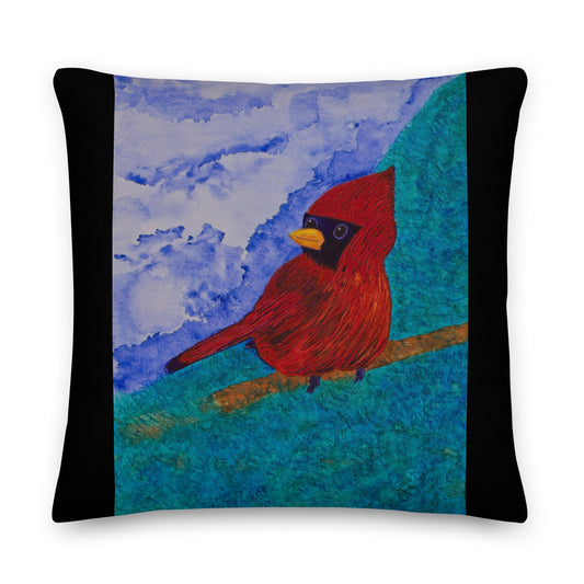 Decorative pillow featuring original artwork—plush, soft-touch fabric with a removable cover; perfect for enhancing living rooms, bedrooms, or cozy spaces with artistic home decor.