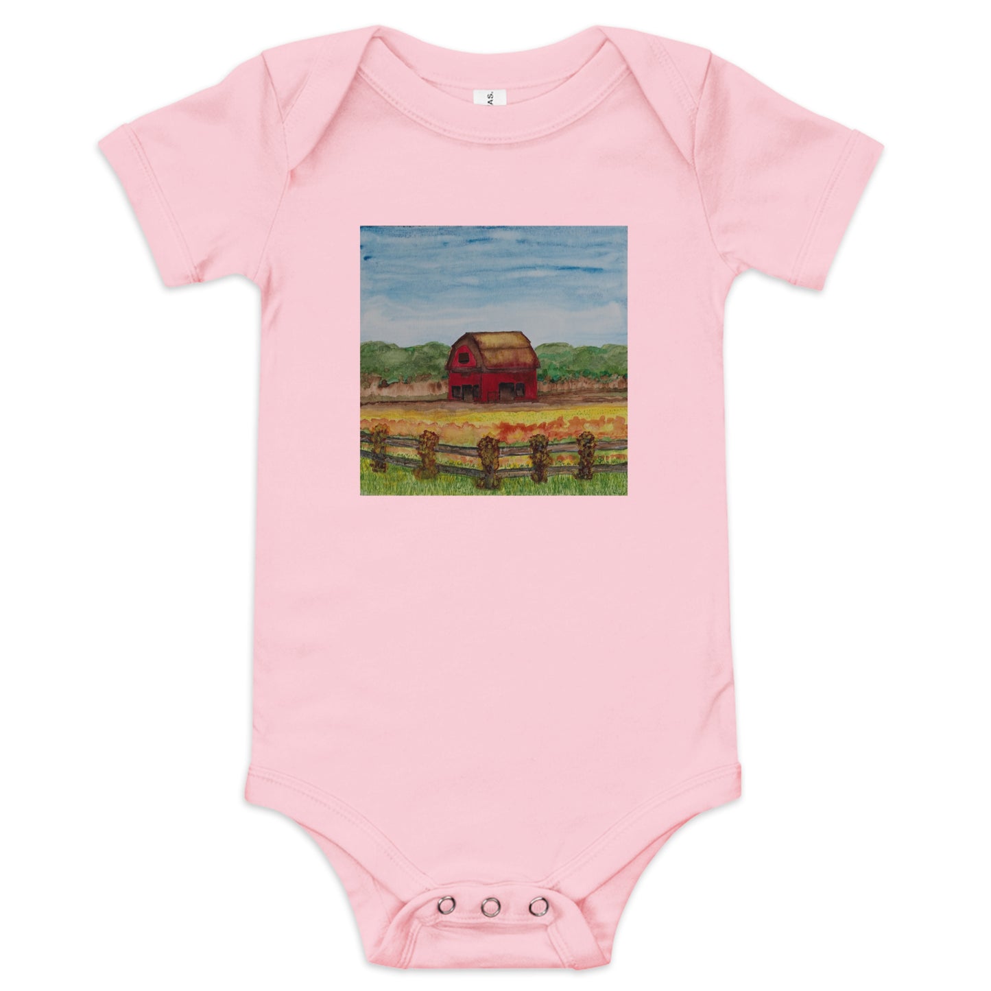 Bella + Canvas unisex short sleeve onesie featuring original artwork—super soft, lightweight, and breathable; perfect for casual wear, layering, or gifting with artistic style and comfort.