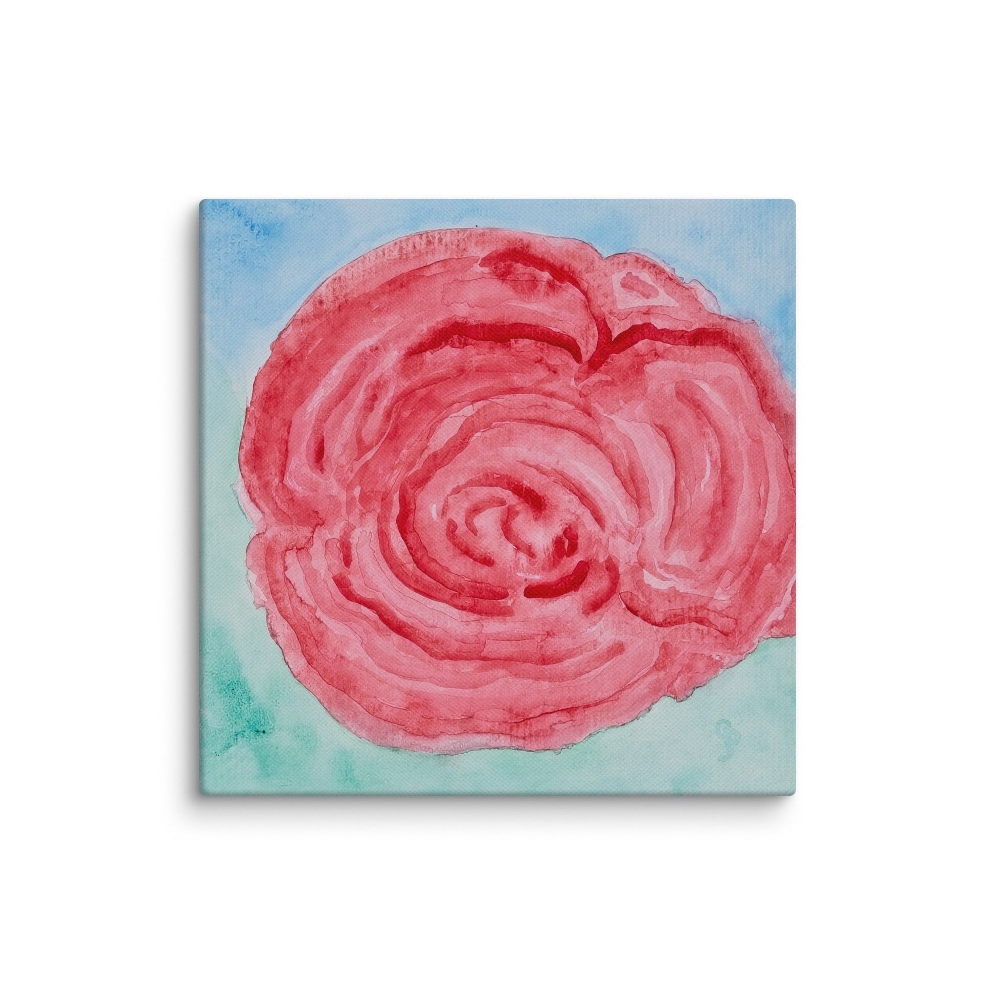 Original canvas wall art featuring watercolor art design, perfect for home decor, gallery walls, or office spaces—high-quality artwork that adds color, character, and creativity to any room.