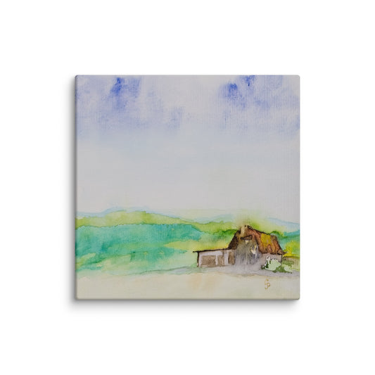 Original canvas wall art featuring watercolor art design, perfect for home decor, gallery walls, or office spaces—high-quality artwork that adds color, character, and creativity to any room.