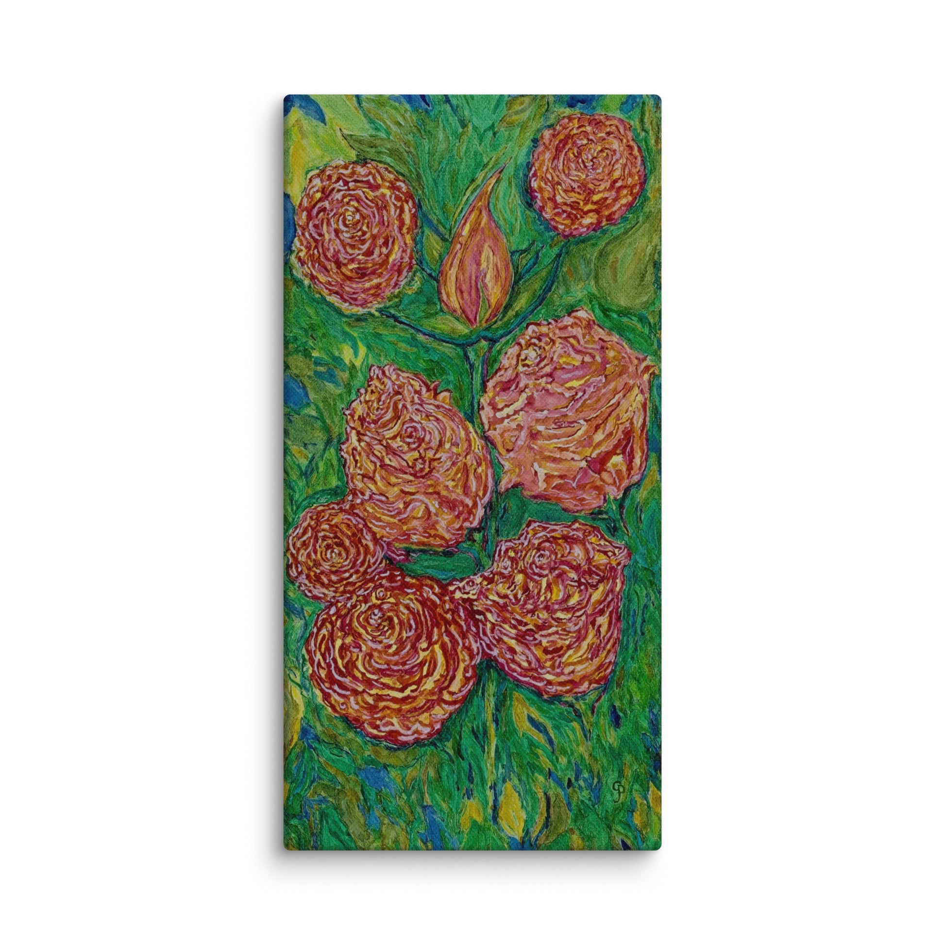 Original canvas wall art featuring watercolor art design, perfect for home decor, gallery walls, or office spaces—high-quality artwork that adds color, character, and creativity to any room.
