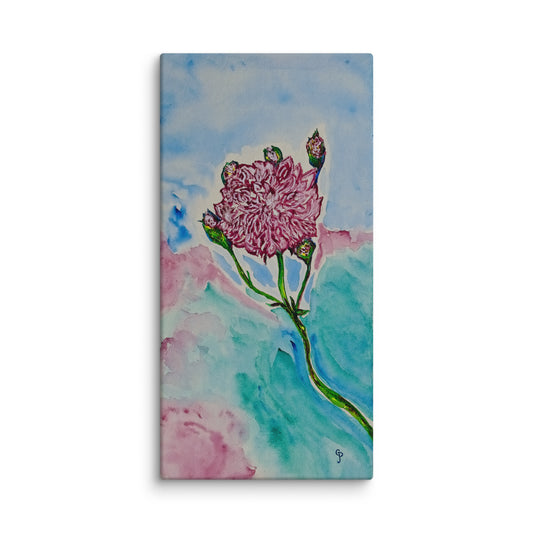 Original canvas wall art featuring watercolor art design, perfect for home decor, gallery walls, or office spaces—high-quality artwork that adds color, character, and creativity to any room.