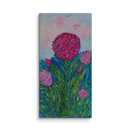 Original canvas wall art featuring watercolor art design, perfect for home decor, gallery walls, or office spaces—high-quality artwork that adds color, character, and creativity to any room.