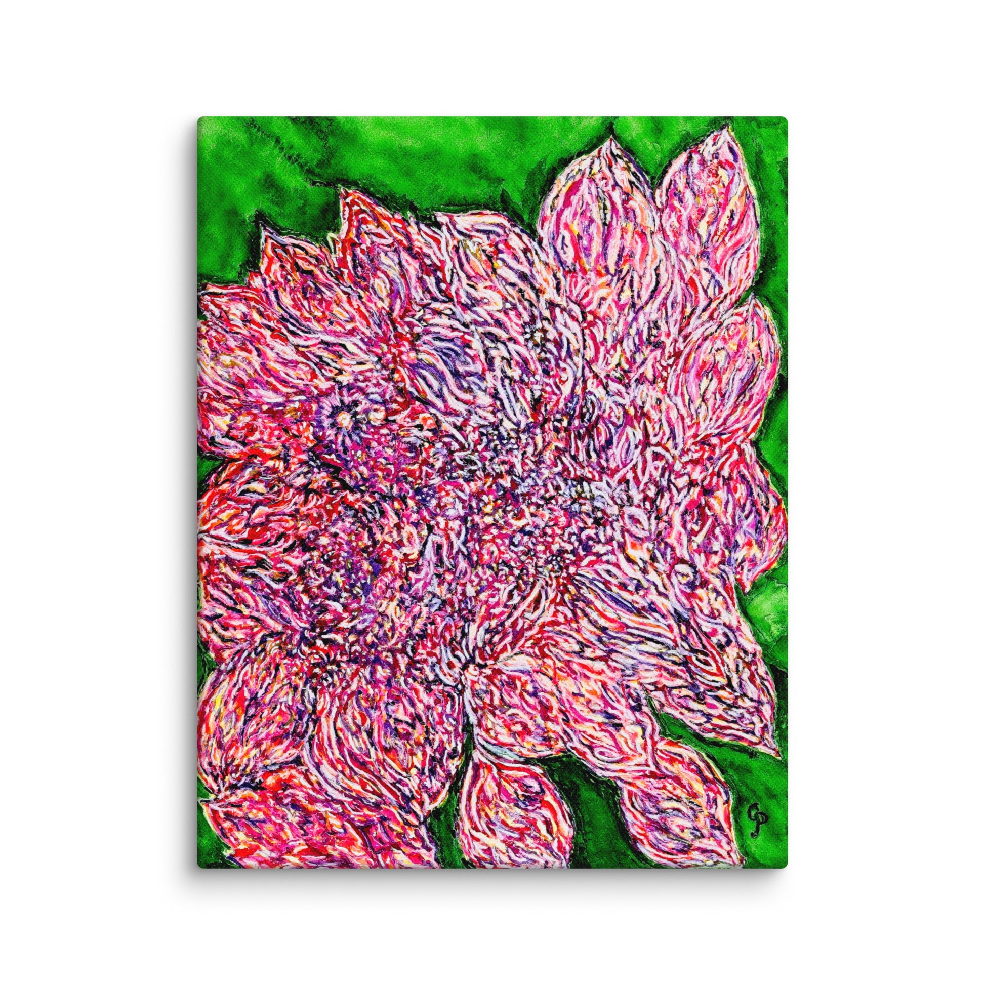 Original canvas wall art featuring watercolor art design, perfect for home decor, gallery walls, or office spaces—high-quality artwork that adds color, character, and creativity to any room.