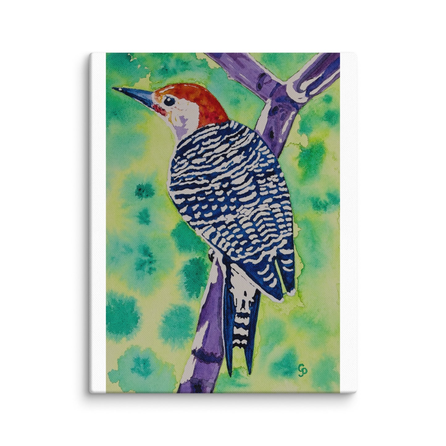 Original canvas wall art featuring watercolor art design, perfect for home decor, gallery walls, or office spaces—high-quality artwork that adds color, character, and creativity to any room.