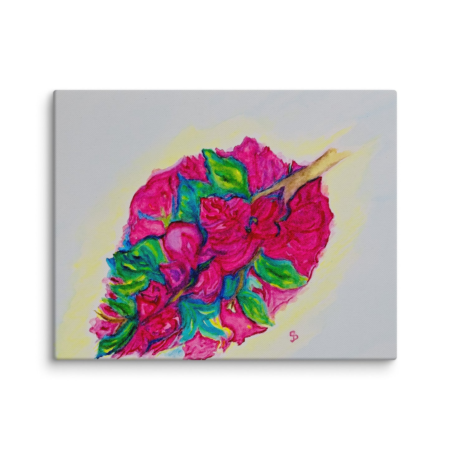 Original canvas wall art featuring watercolor art design, perfect for home decor, gallery walls, or office spaces—high-quality artwork that adds color, character, and creativity to any room.