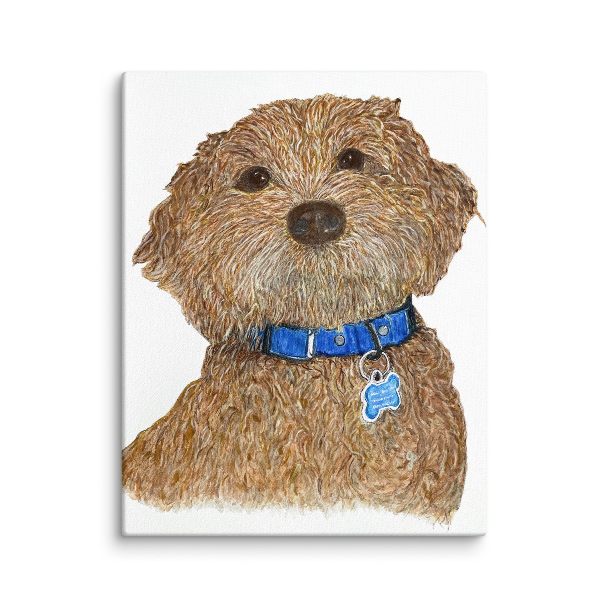 Original canvas wall art featuring watercolor art design, perfect for home decor, gallery walls, or office spaces—high-quality artwork that adds color, character, and creativity to any room.