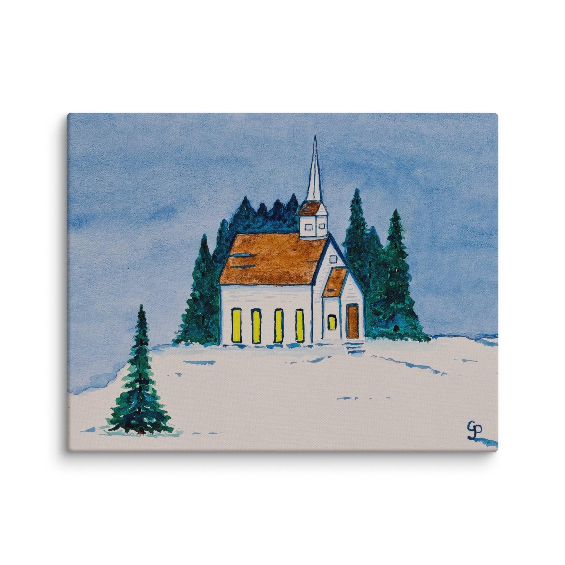 Original canvas wall art featuring watercolor art design, perfect for home decor, gallery walls, or office spaces—high-quality artwork that adds color, character, and creativity to any room.