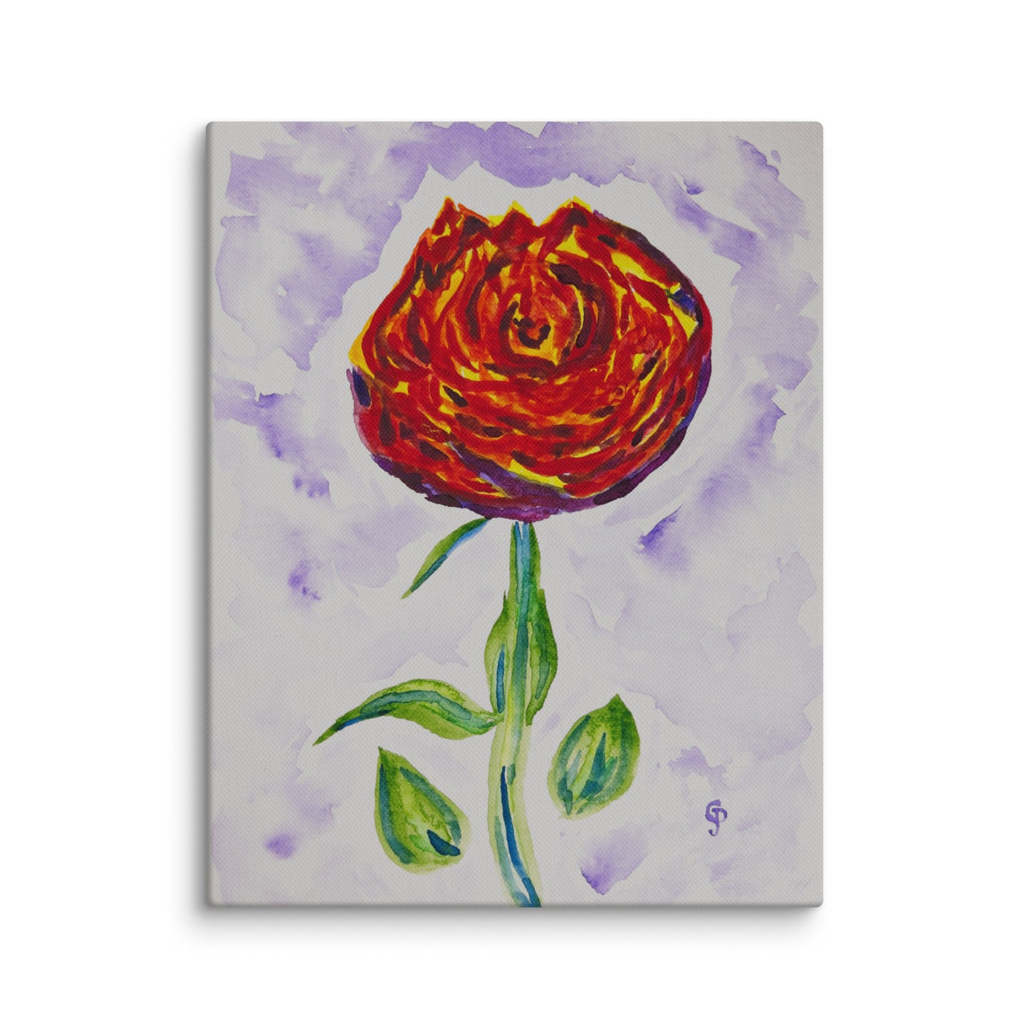 Original canvas wall art featuring watercolor art design, perfect for home decor, gallery walls, or office spaces—high-quality artwork that adds color, character, and creativity to any room.
