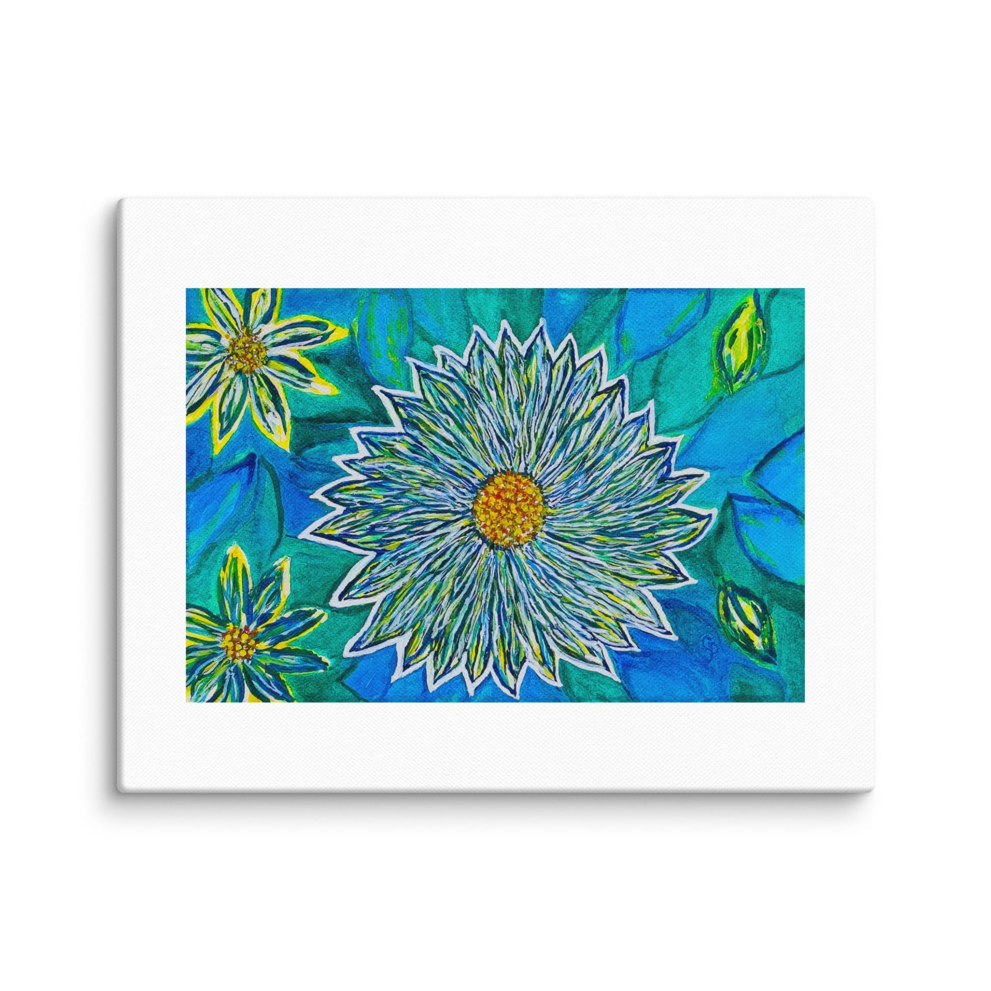 Original canvas wall art featuring watercolor art design, perfect for home decor, gallery walls, or office spaces—high-quality artwork that adds color, character, and creativity to any room.