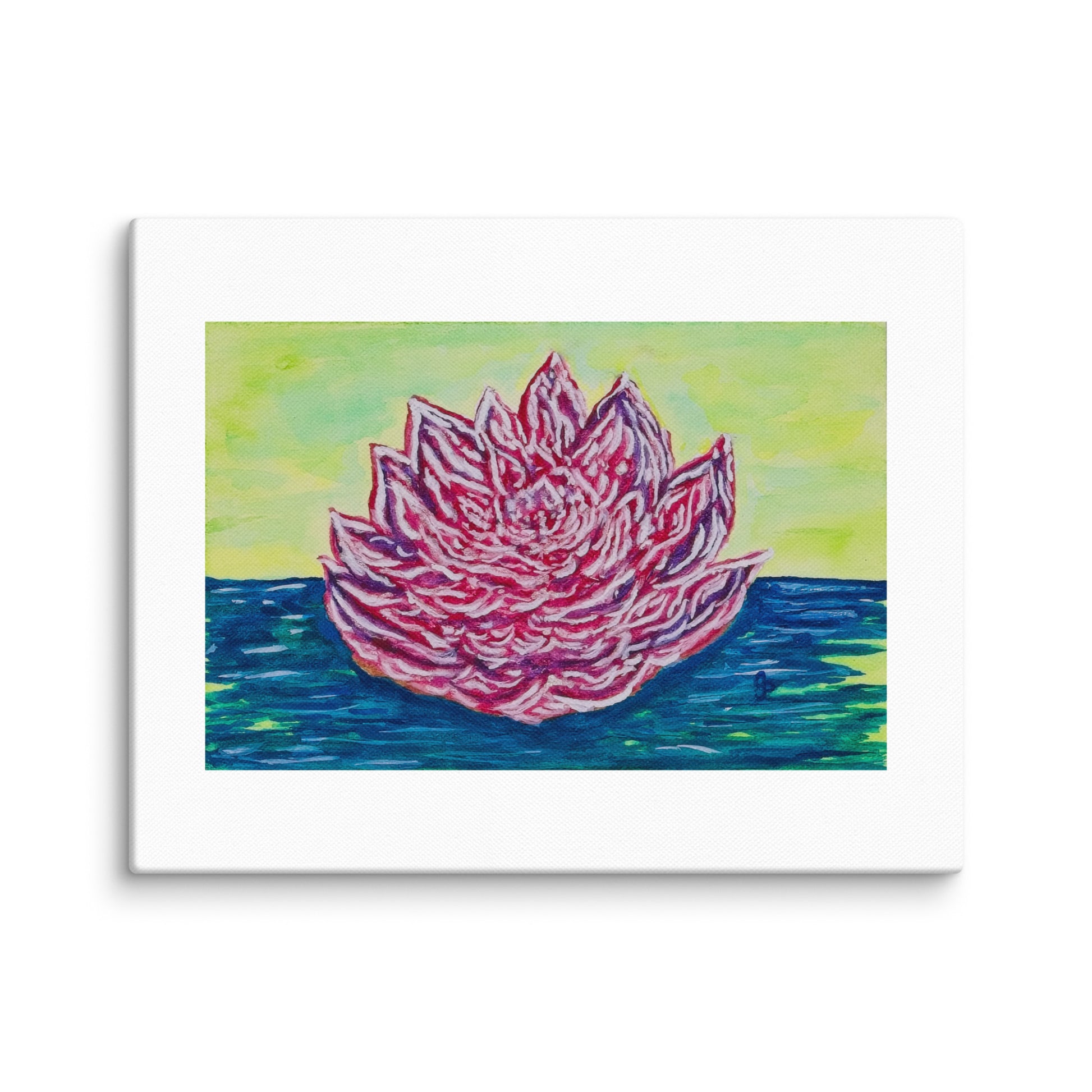 Original canvas wall art featuring watercolor art design, perfect for home decor, gallery walls, or office spaces—high-quality artwork that adds color, character, and creativity to any room.