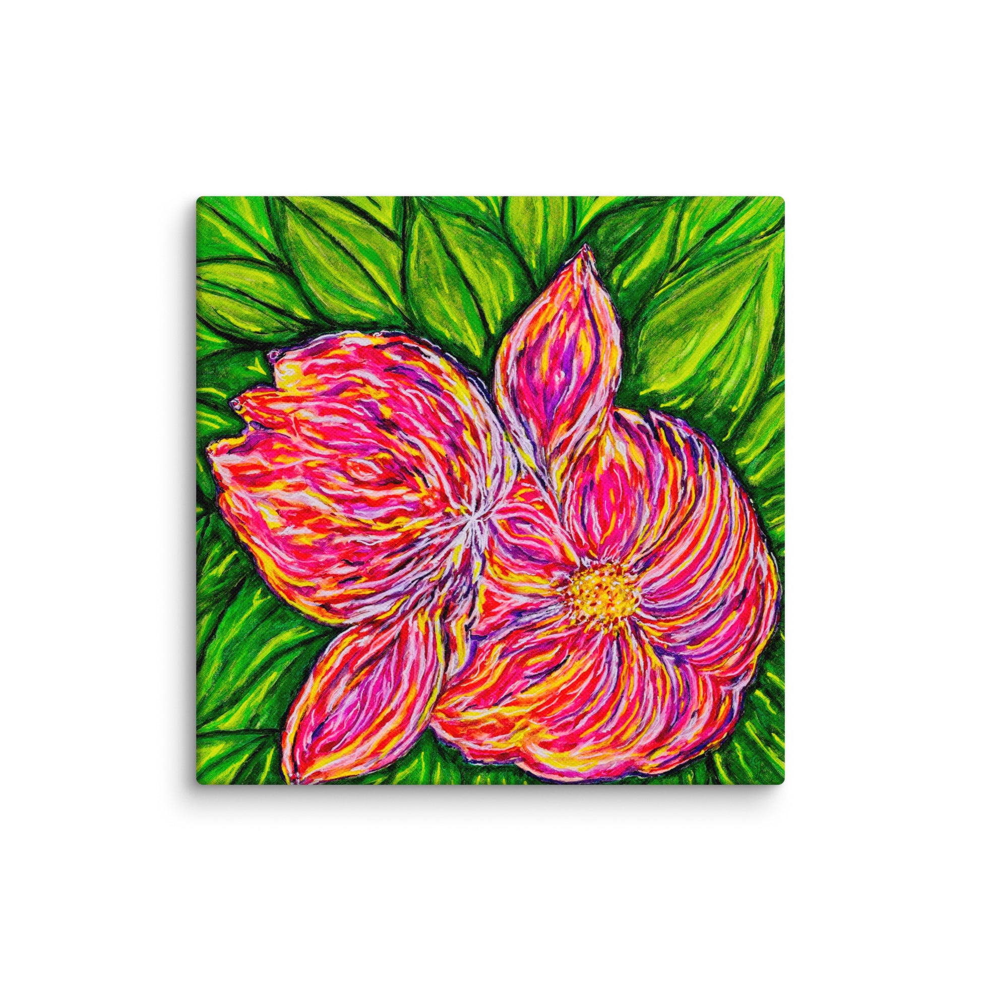Original canvas wall art featuring watercolor art design, perfect for home decor, gallery walls, or office spaces—high-quality artwork that adds color, character, and creativity to any room.