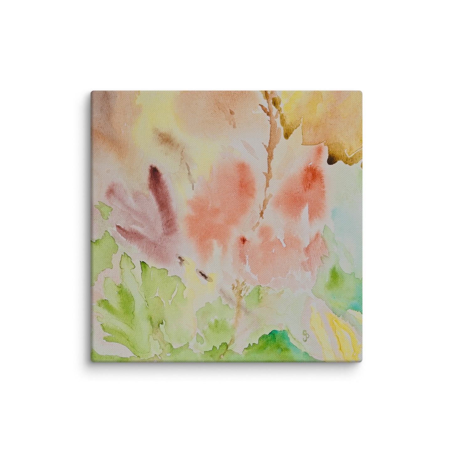 Original canvas wall art featuring watercolor art design, perfect for home decor, gallery walls, or office spaces—high-quality artwork that adds color, character, and creativity to any room.