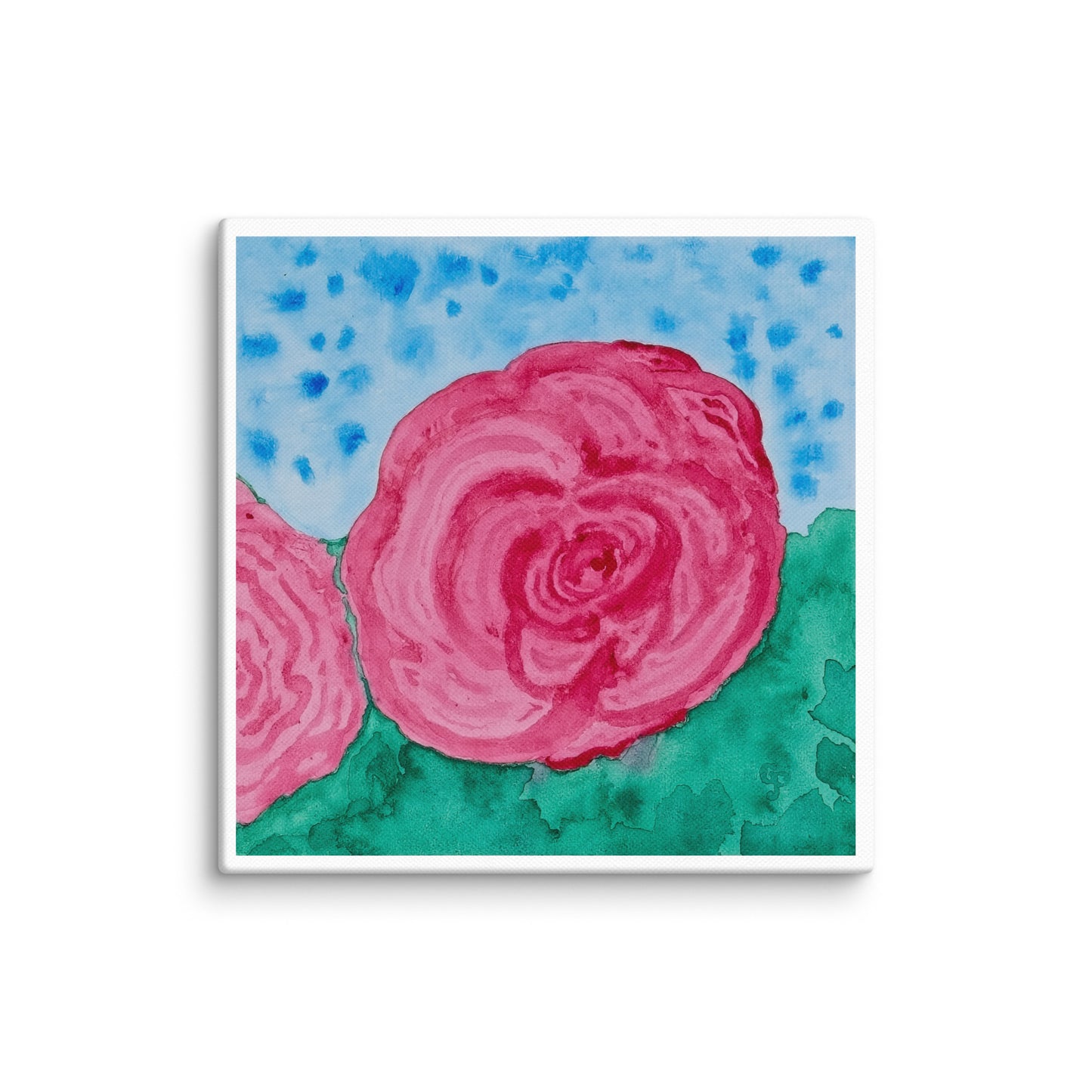 Original canvas wall art featuring watercolor art design, perfect for home decor, gallery walls, or office spaces—high-quality artwork that adds color, character, and creativity to any room.
