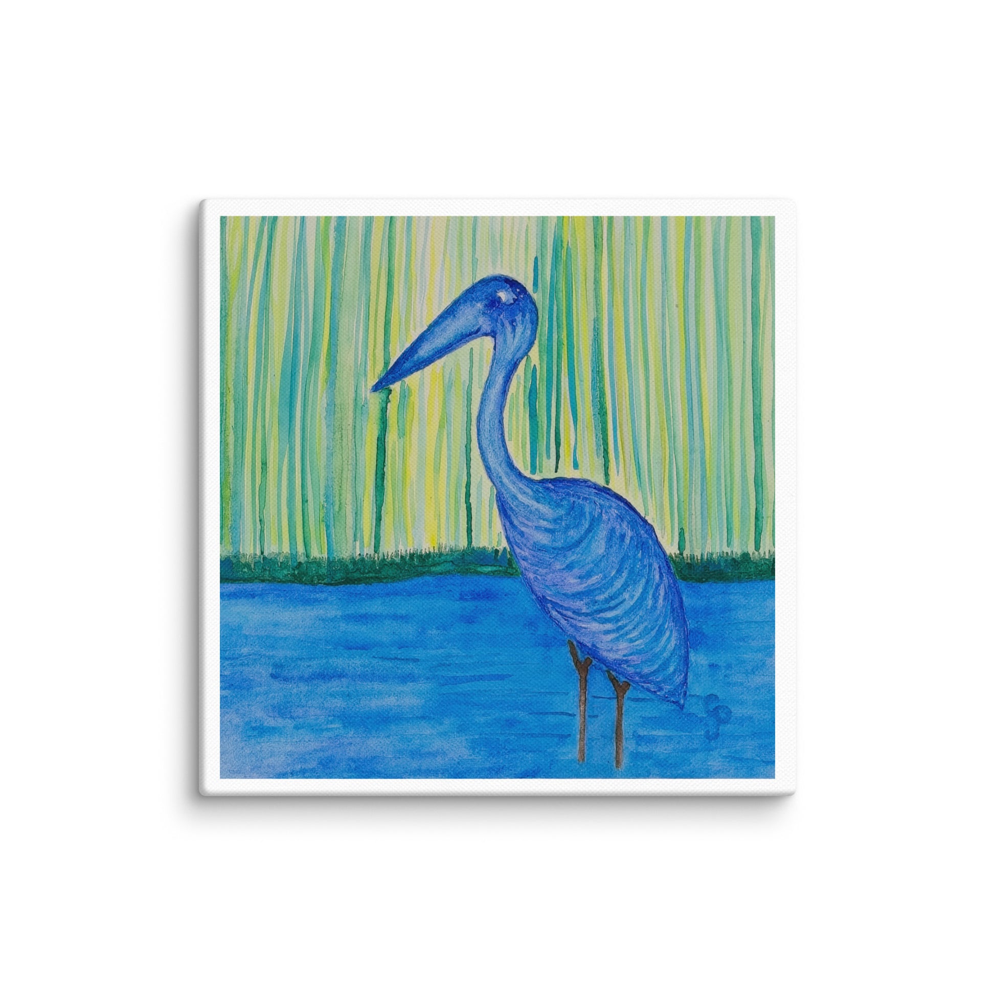 Original canvas wall art featuring watercolor art design, perfect for home decor, gallery walls, or office spaces—high-quality artwork that adds color, character, and creativity to any room.