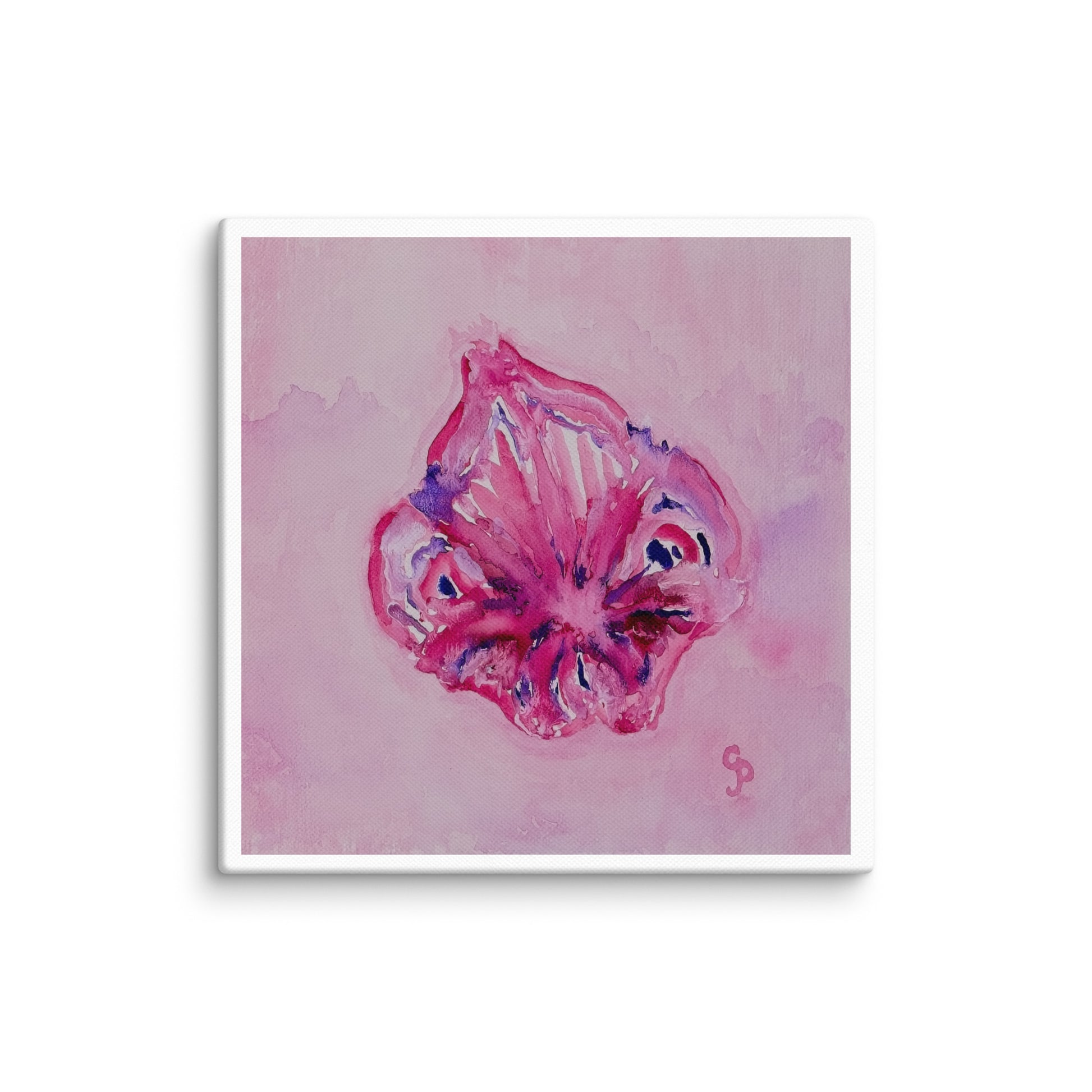 Original canvas wall art featuring watercolor art design, perfect for home decor, gallery walls, or office spaces—high-quality artwork that adds color, character, and creativity to any room.