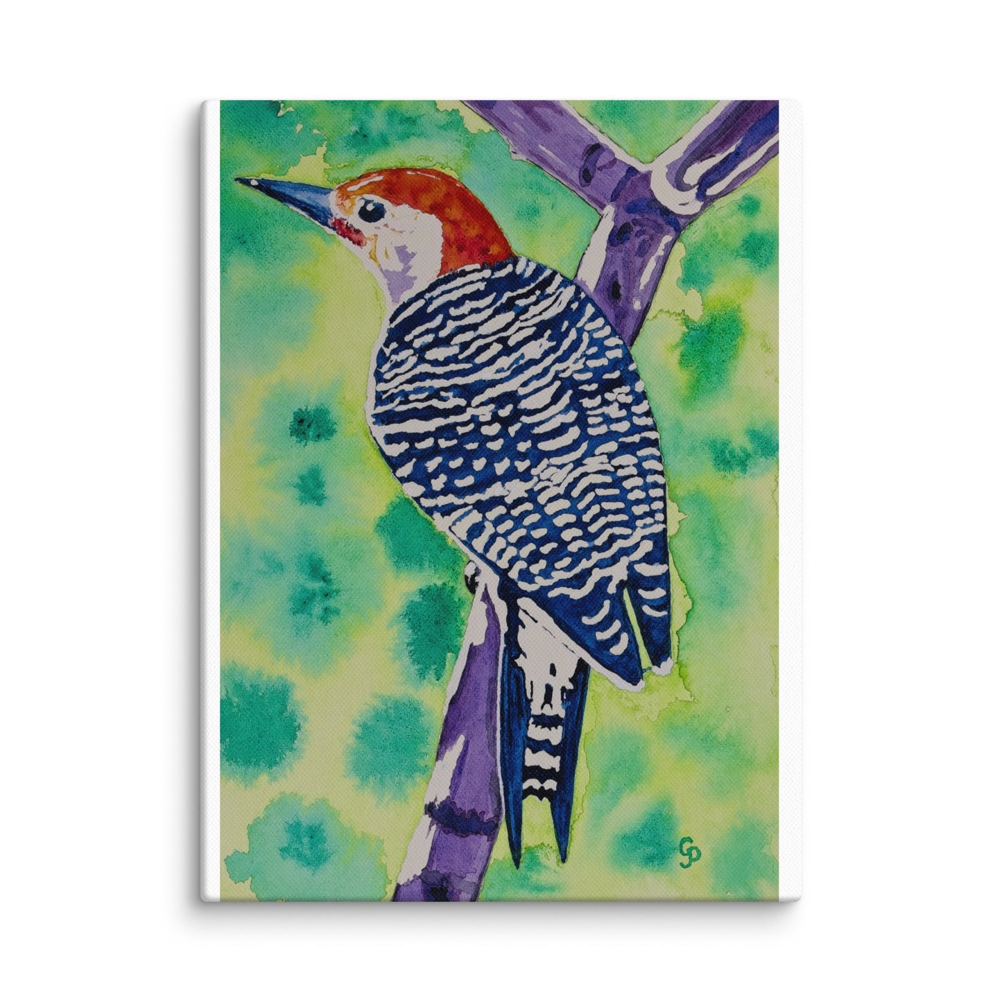 Original canvas wall art featuring watercolor art design, perfect for home decor, gallery walls, or office spaces—high-quality artwork that adds color, character, and creativity to any room.