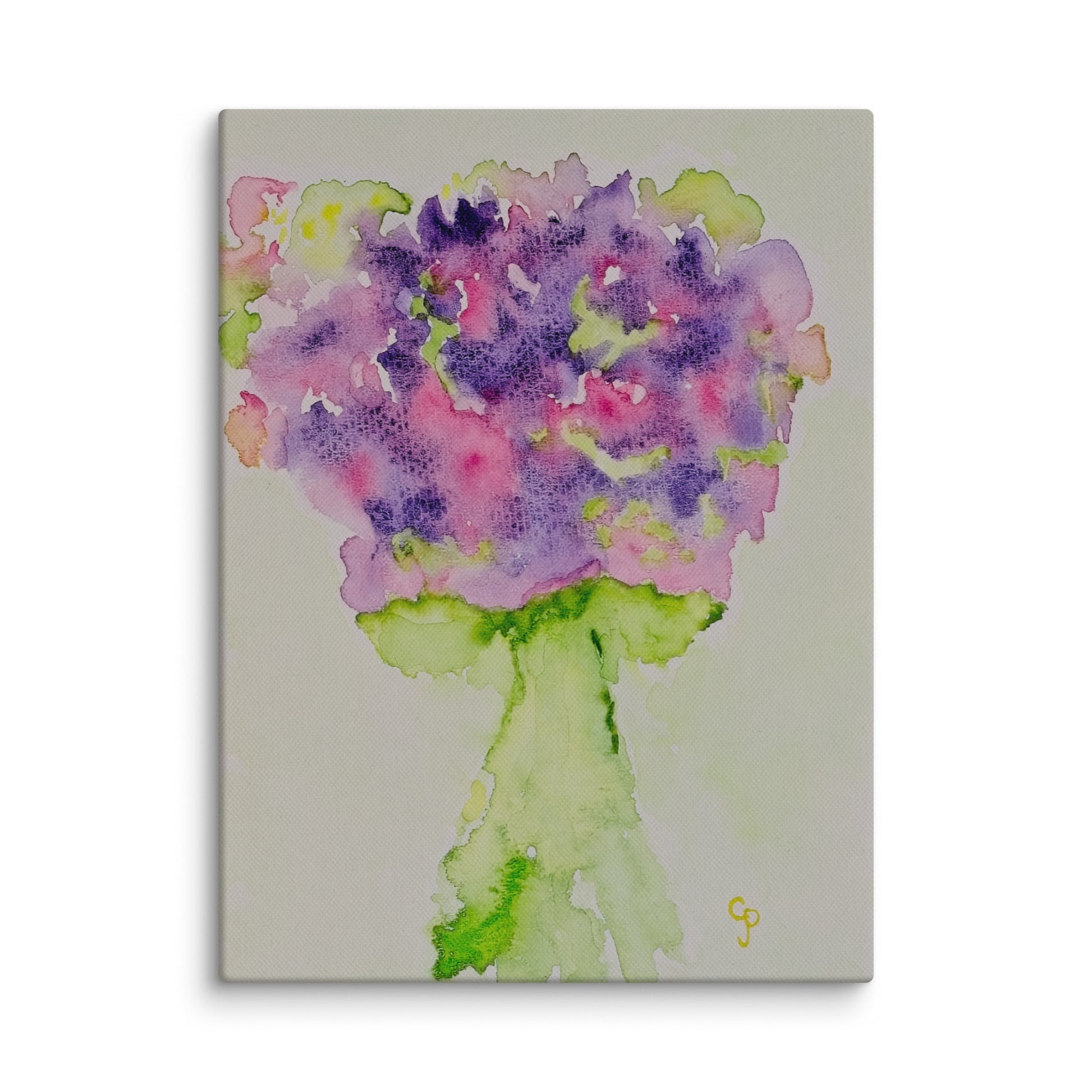 Original canvas wall art featuring watercolor art design, perfect for home decor, gallery walls, or office spaces—high-quality artwork that adds color, character, and creativity to any room.