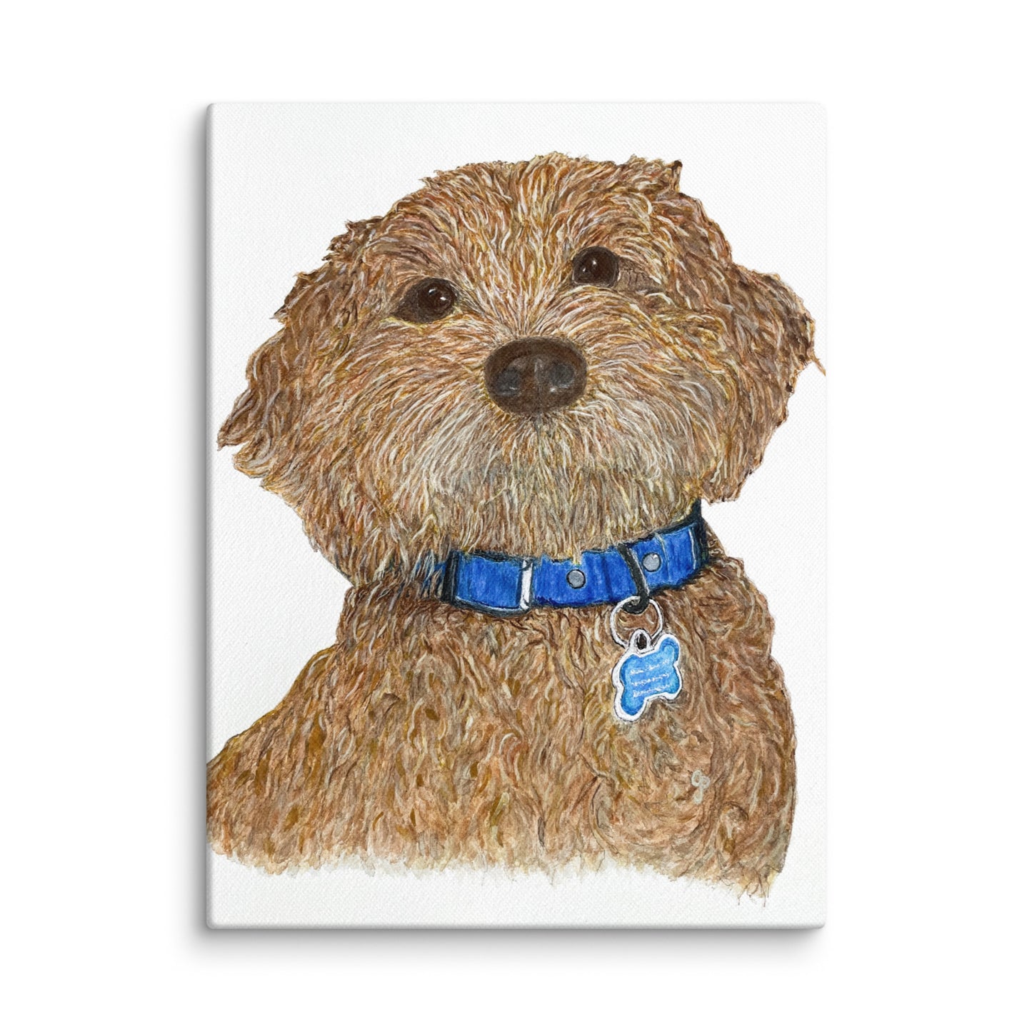 Original canvas wall art featuring watercolor art design, perfect for home decor, gallery walls, or office spaces—high-quality artwork that adds color, character, and creativity to any room.
