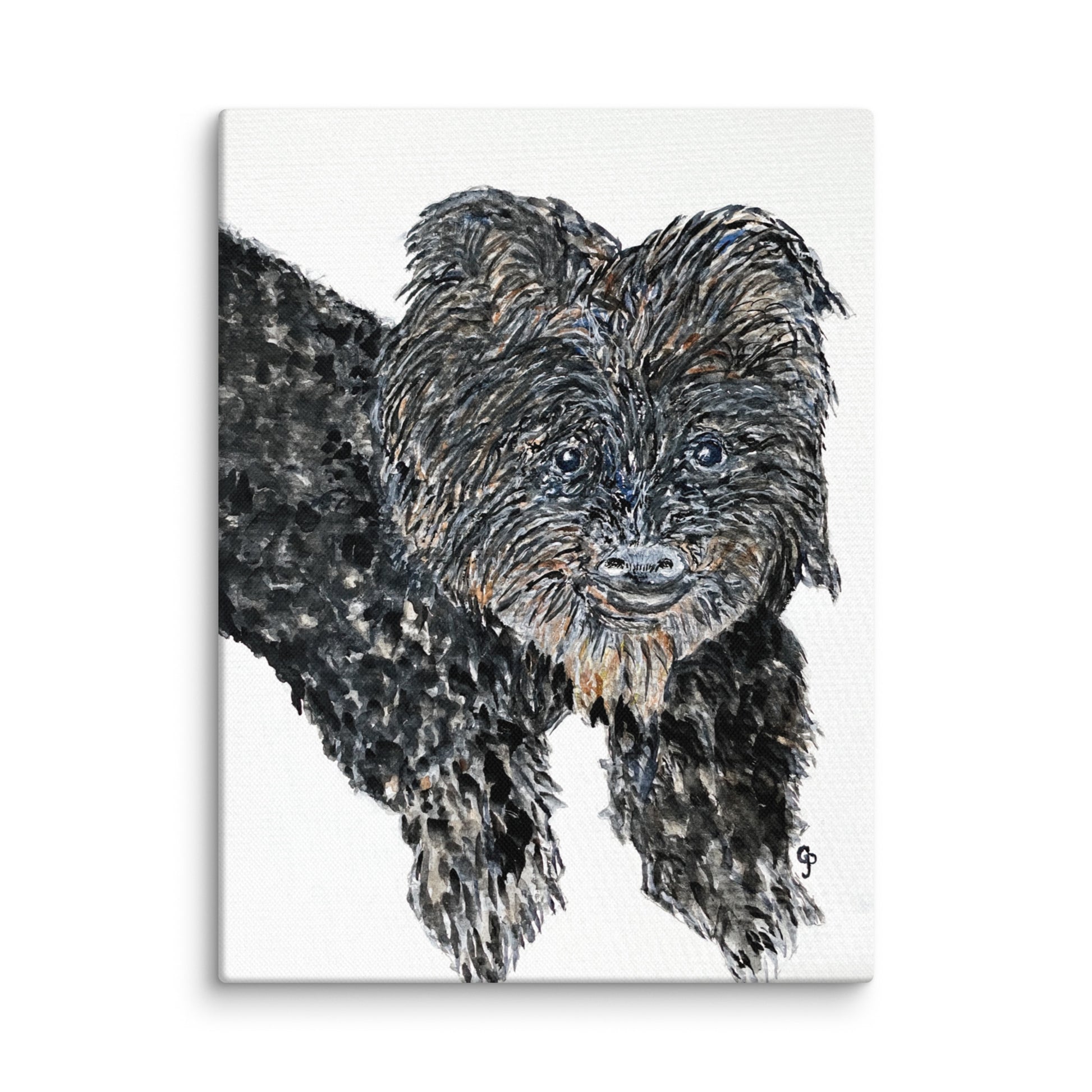 Original canvas wall art featuring watercolor art design, perfect for home decor, gallery walls, or office spaces—high-quality artwork that adds color, character, and creativity to any room.