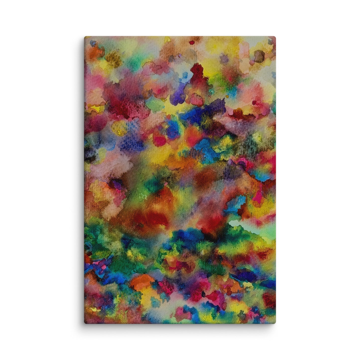 Original canvas wall art featuring watercolor art design, perfect for home decor, gallery walls, or office spaces—high-quality artwork that adds color, character, and creativity to any room.