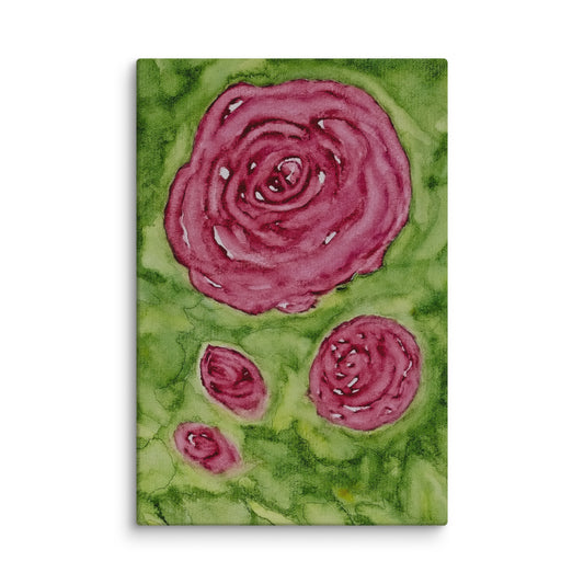 Original canvas wall art featuring watercolor art design, perfect for home decor, gallery walls, or office spaces—high-quality artwork that adds color, character, and creativity to any room.