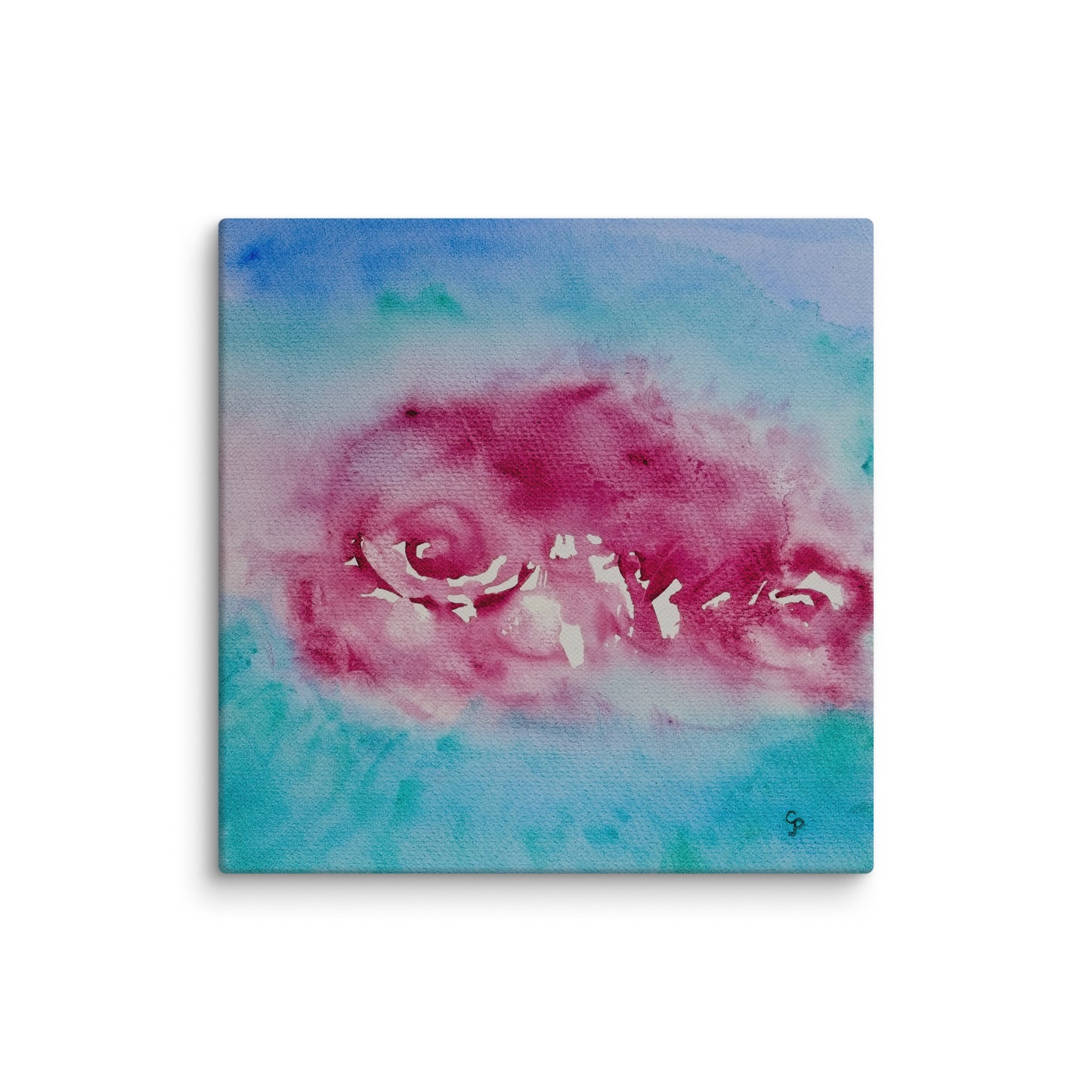 Original canvas wall art featuring watercolor art design, perfect for home decor, gallery walls, or office spaces—high-quality artwork that adds color, character, and creativity to any room.