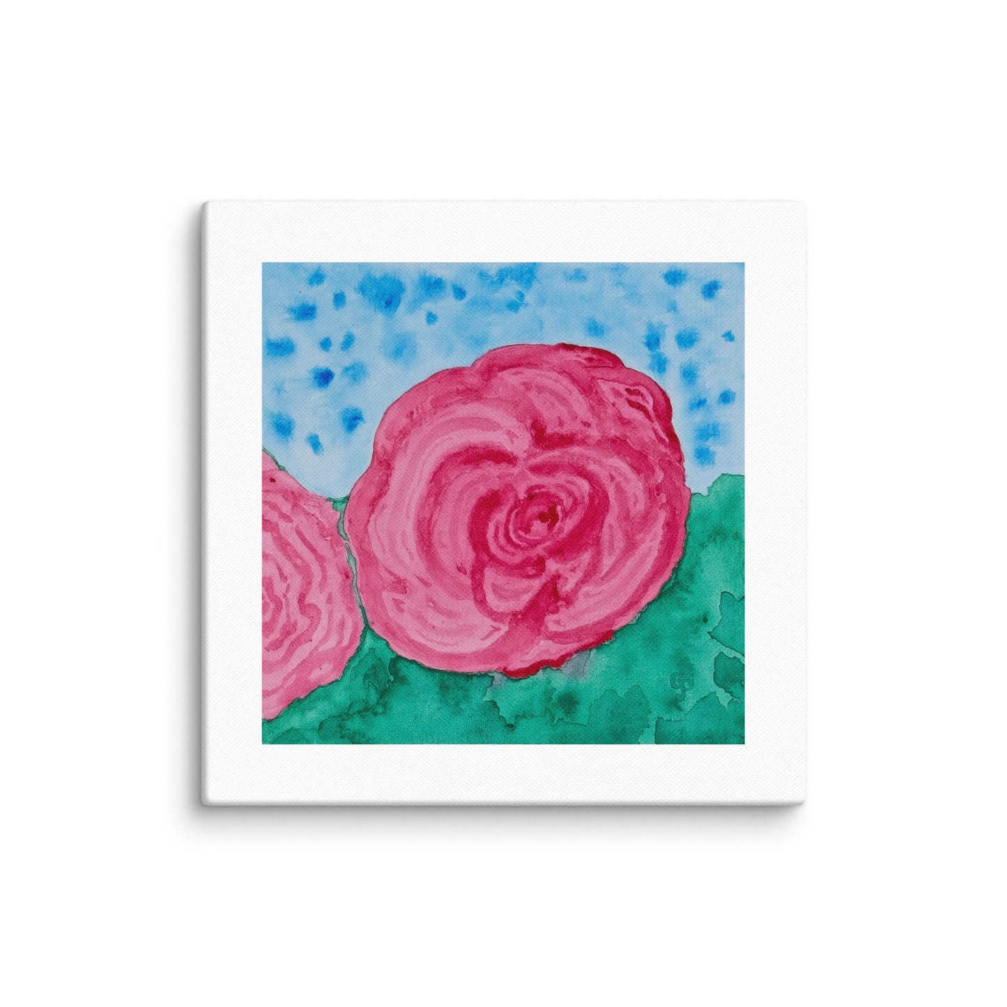 Original canvas wall art featuring watercolor art design, perfect for home decor, gallery walls, or office spaces—high-quality artwork that adds color, character, and creativity to any room.