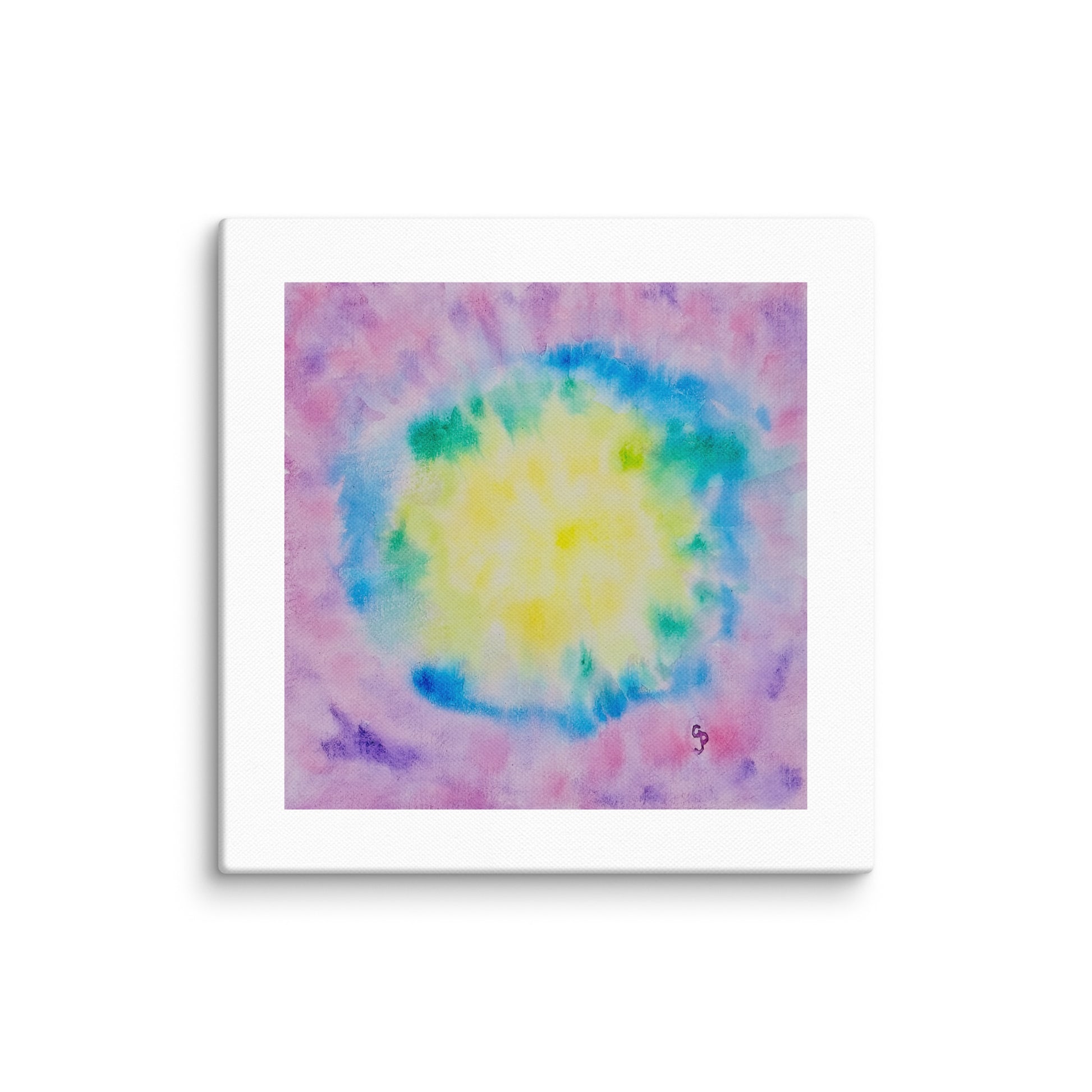 Original canvas wall art featuring watercolor art design, perfect for home decor, gallery walls, or office spaces—high-quality artwork that adds color, character, and creativity to any room.