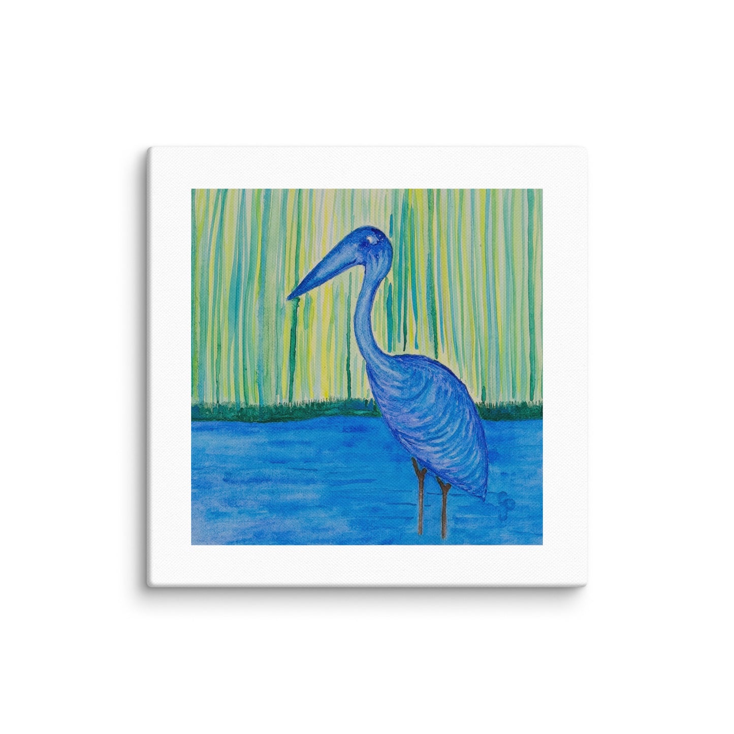 Original canvas wall art featuring watercolor art design, perfect for home decor, gallery walls, or office spaces—high-quality artwork that adds color, character, and creativity to any room.