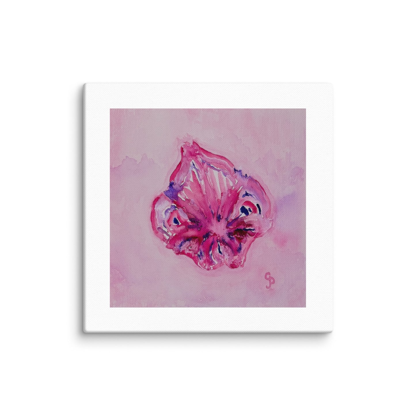 Original canvas wall art featuring watercolor art design, perfect for home decor, gallery walls, or office spaces—high-quality artwork that adds color, character, and creativity to any room.
