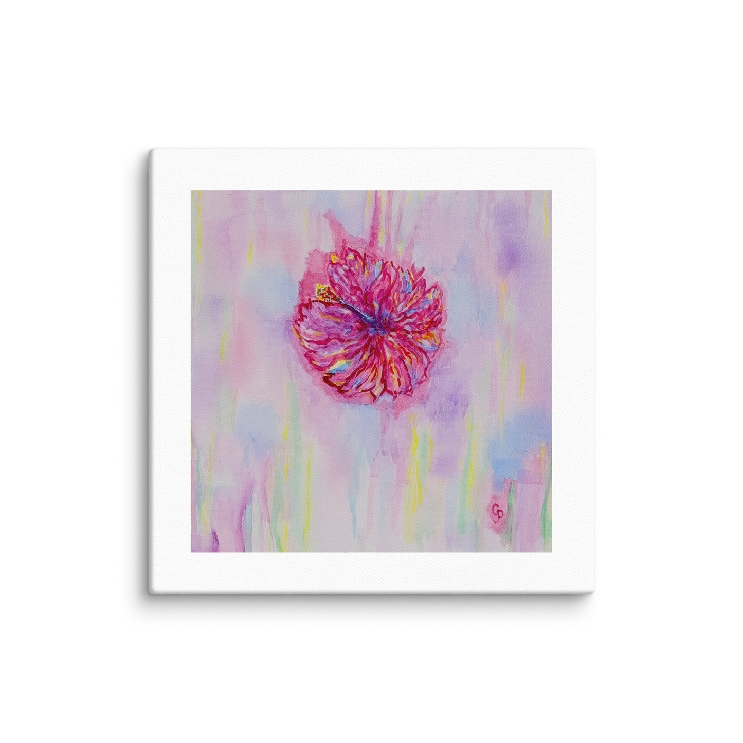 Original canvas wall art featuring watercolor art design, perfect for home decor, gallery walls, or office spaces—high-quality artwork that adds color, character, and creativity to any room.