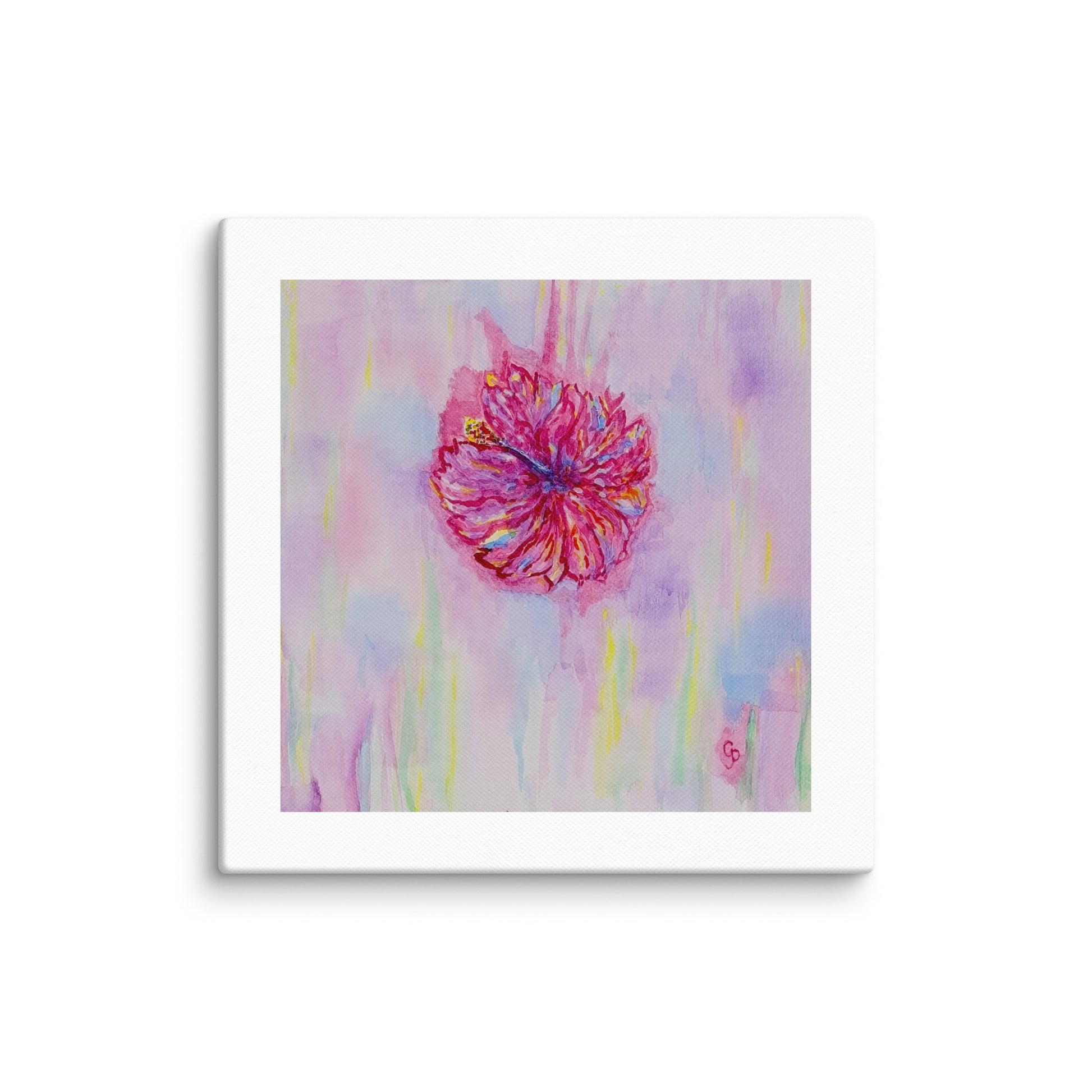 Original canvas wall art featuring watercolor art design, perfect for home decor, gallery walls, or office spaces—high-quality artwork that adds color, character, and creativity to any room.