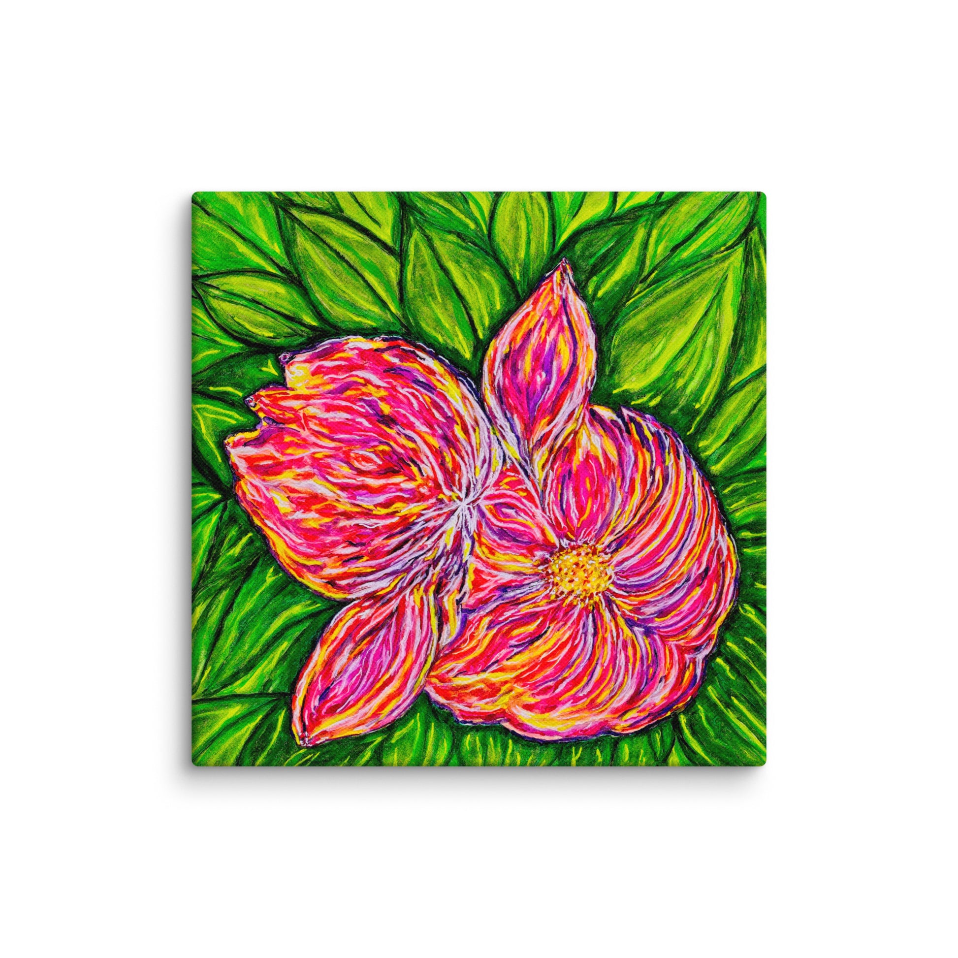Original canvas wall art featuring watercolor art design, perfect for home decor, gallery walls, or office spaces—high-quality artwork that adds color, character, and creativity to any room.
