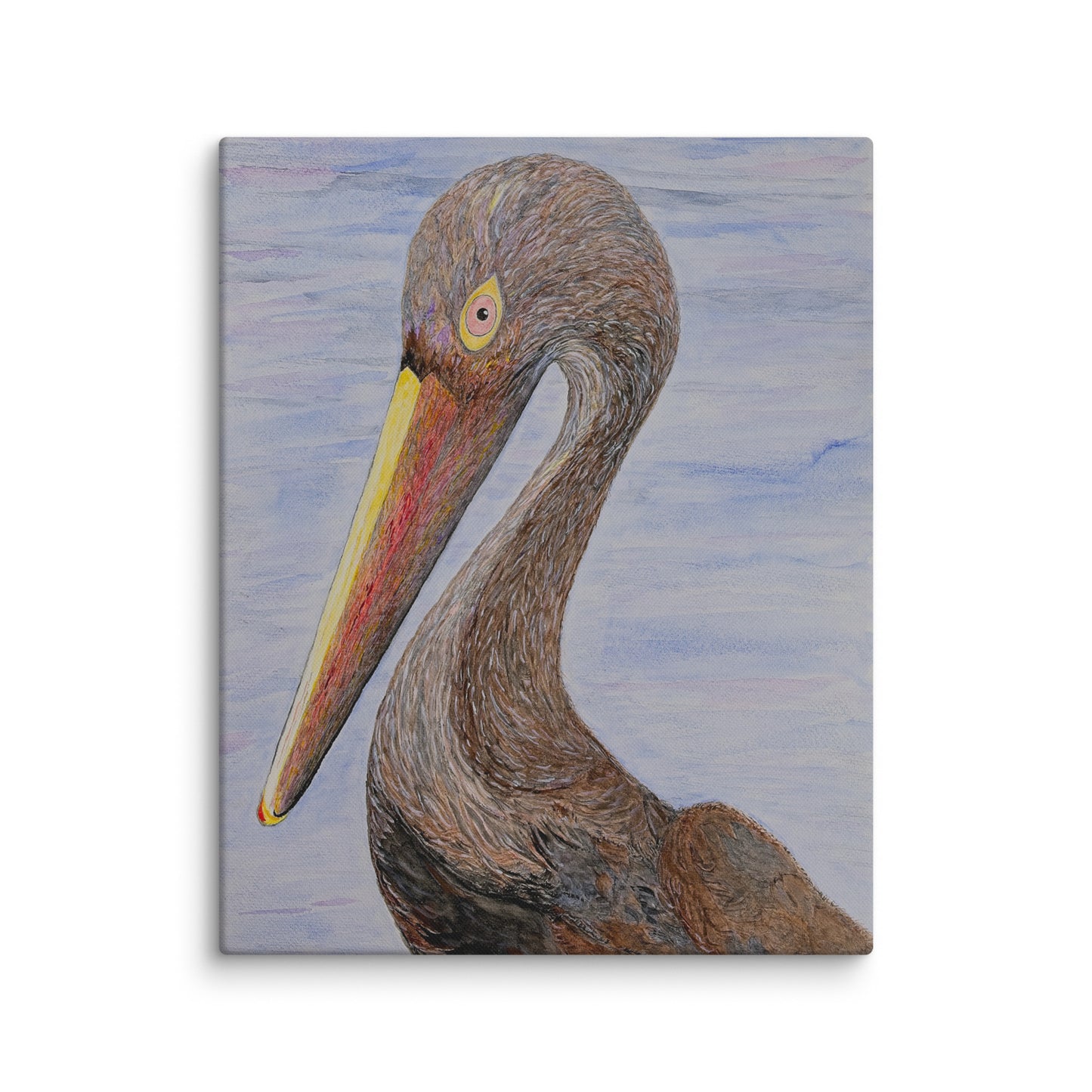 Original canvas wall art featuring watercolor art design, perfect for home decor, gallery walls, or office spaces—high-quality artwork that adds color, character, and creativity to any room.