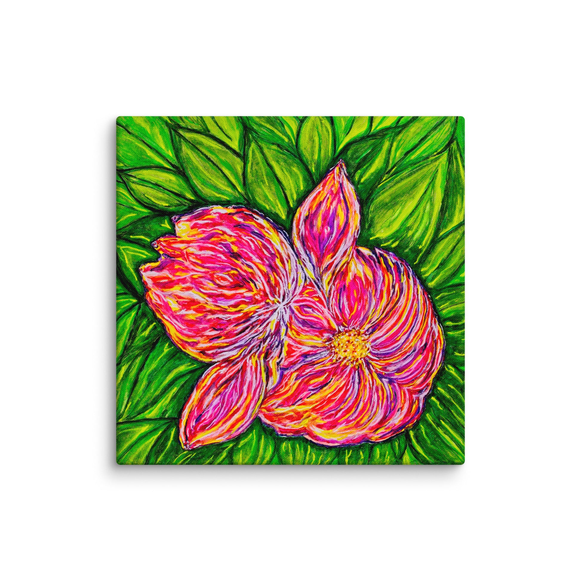 Original canvas wall art featuring watercolor art design, perfect for home decor, gallery walls, or office spaces—high-quality artwork that adds color, character, and creativity to any room.