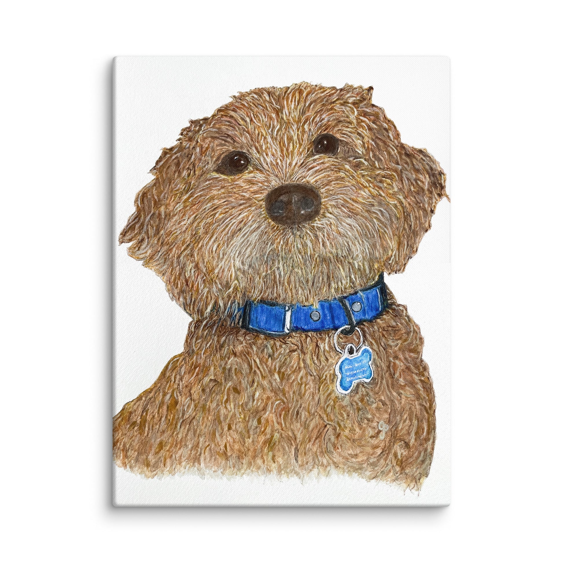 Original canvas wall art featuring watercolor art design, perfect for home decor, gallery walls, or office spaces—high-quality artwork that adds color, character, and creativity to any room.