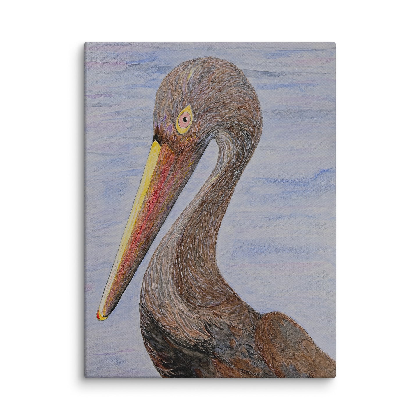Original canvas wall art featuring watercolor art design, perfect for home decor, gallery walls, or office spaces—high-quality artwork that adds color, character, and creativity to any room.