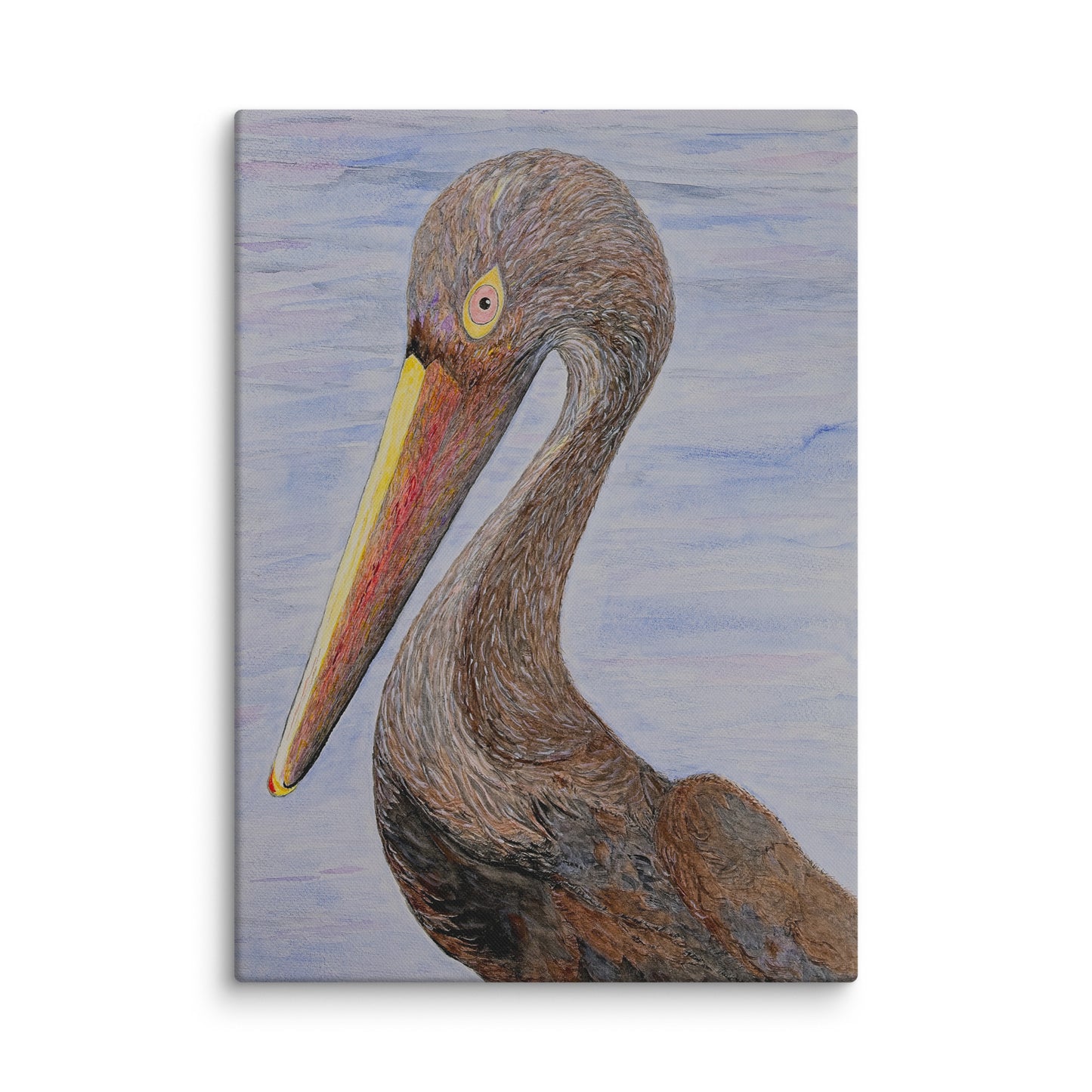 Original canvas wall art featuring watercolor art design, perfect for home decor, gallery walls, or office spaces—high-quality artwork that adds color, character, and creativity to any room.