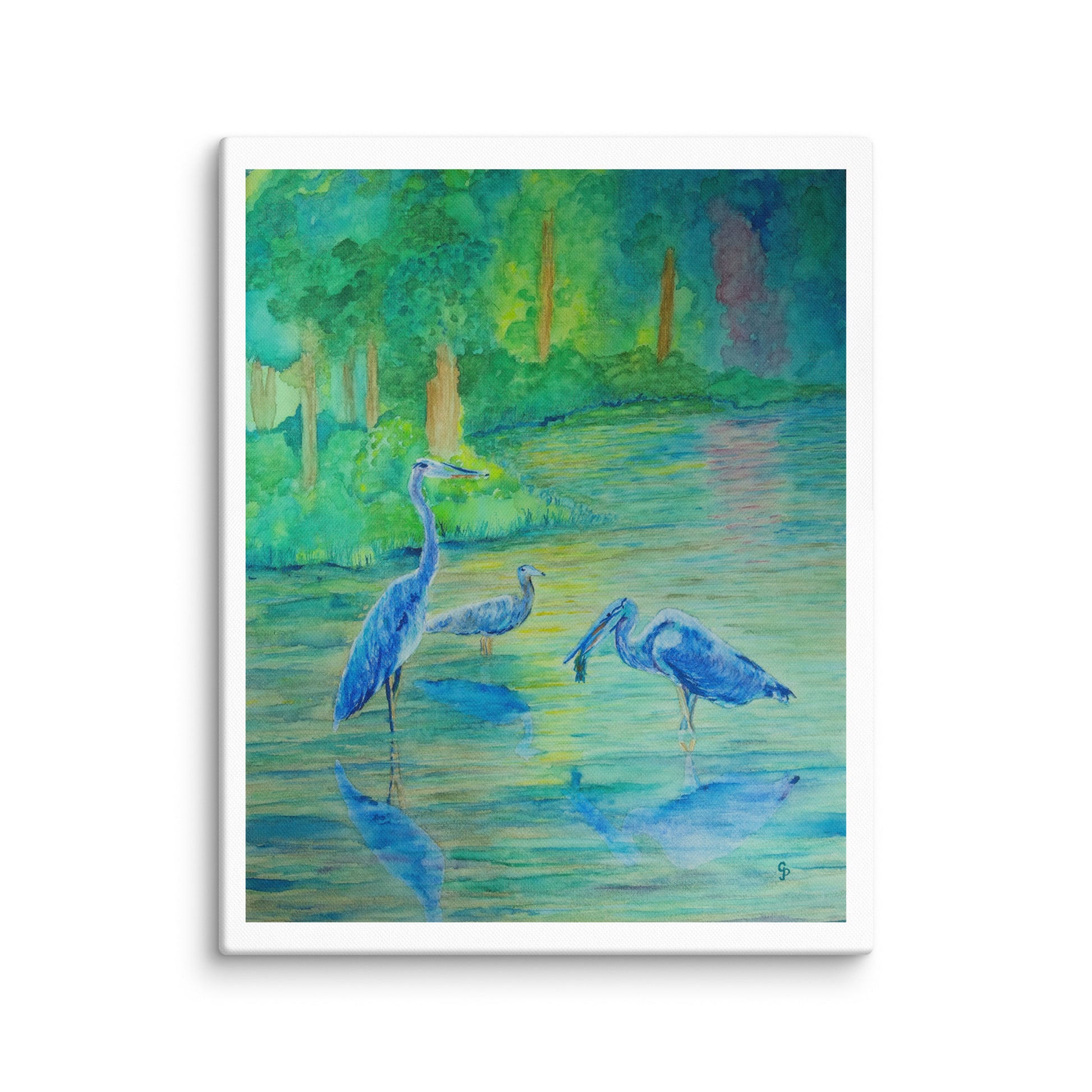 Original canvas wall art featuring watercolor art design, perfect for home decor, gallery walls, or office spaces—high-quality artwork that adds color, character, and creativity to any room.