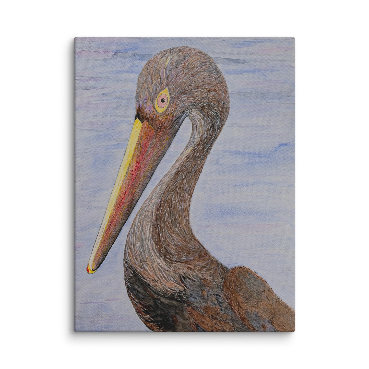 Original canvas wall art featuring watercolor art design, perfect for home decor, gallery walls, or office spaces—high-quality artwork that adds color, character, and creativity to any room.