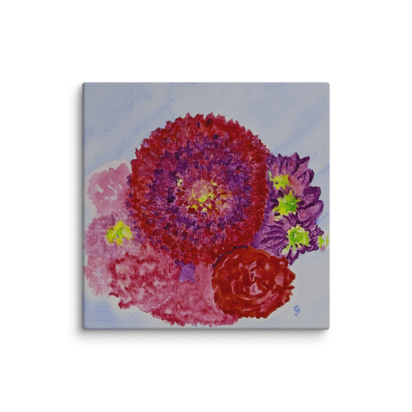 Original canvas wall art featuring watercolor art design, perfect for home decor, gallery walls, or office spaces—high-quality artwork that adds color, character, and creativity to any room.