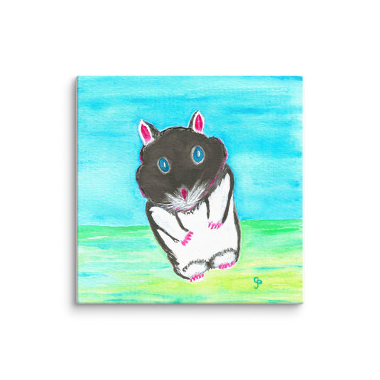 Original canvas wall art featuring watercolor art design, perfect for home decor, gallery walls, or office spaces—high-quality artwork that adds color, character, and creativity to any room.