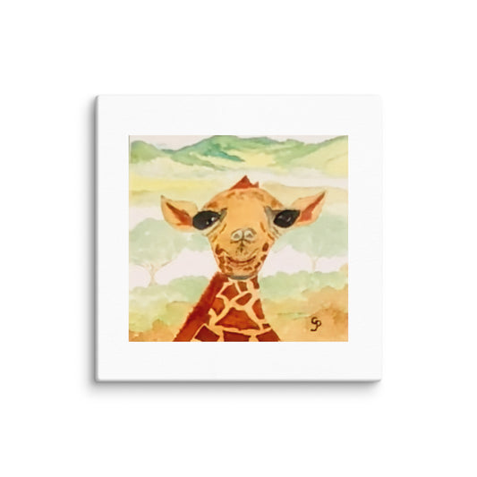 Original canvas wall art featuring watercolor art design, perfect for home decor, gallery walls, or office spaces—high-quality artwork that adds color, character, and creativity to any room.