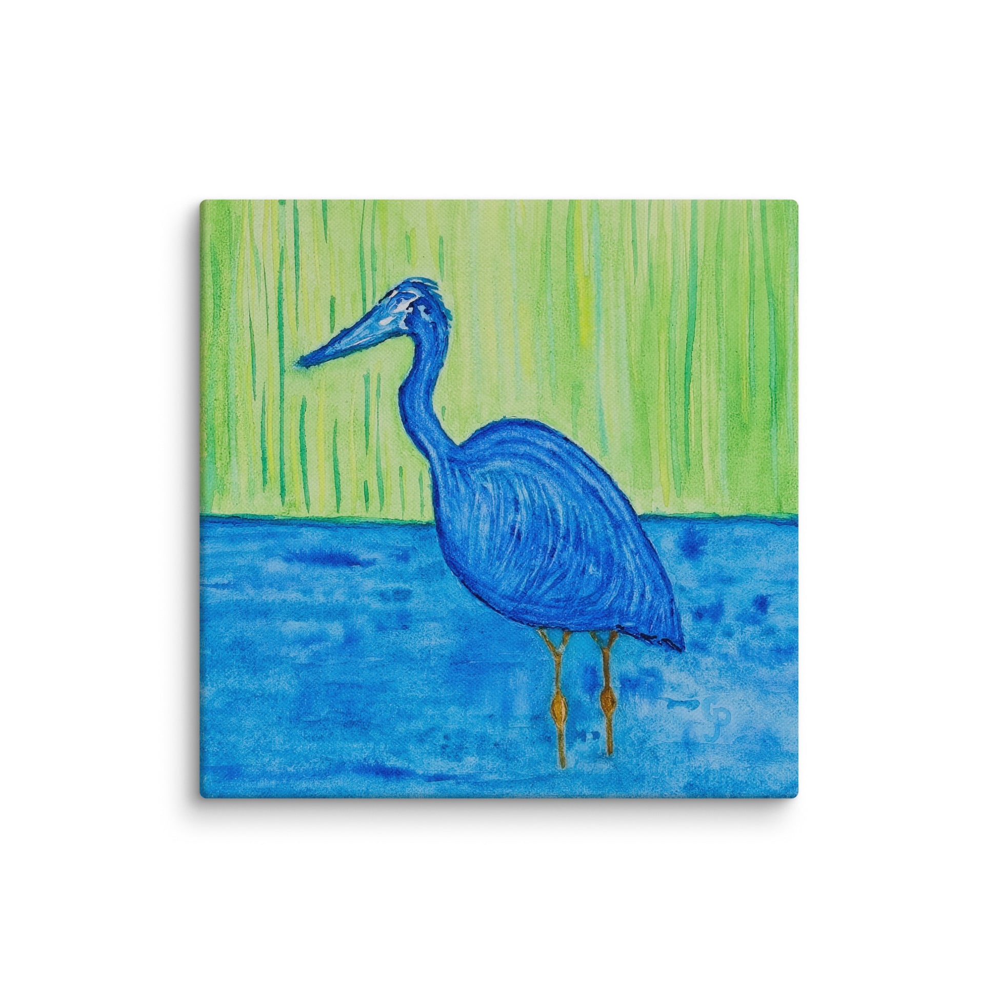 Original canvas wall art featuring watercolor art design, perfect for home decor, gallery walls, or office spaces—high-quality artwork that adds color, character, and creativity to any room.