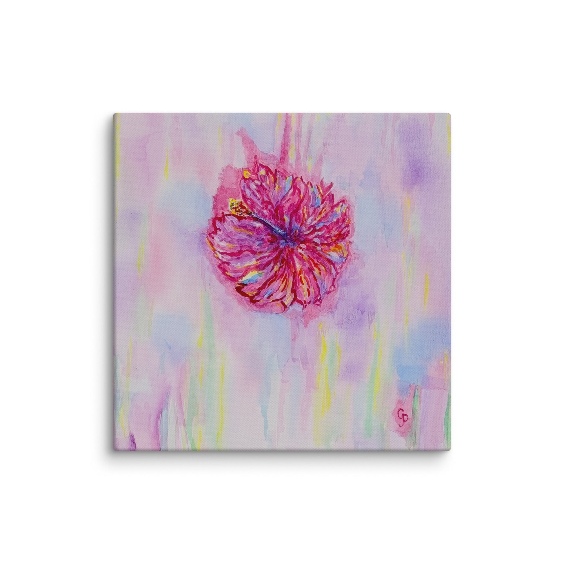 Original canvas wall art featuring watercolor art design, perfect for home decor, gallery walls, or office spaces—high-quality artwork that adds color, character, and creativity to any room.