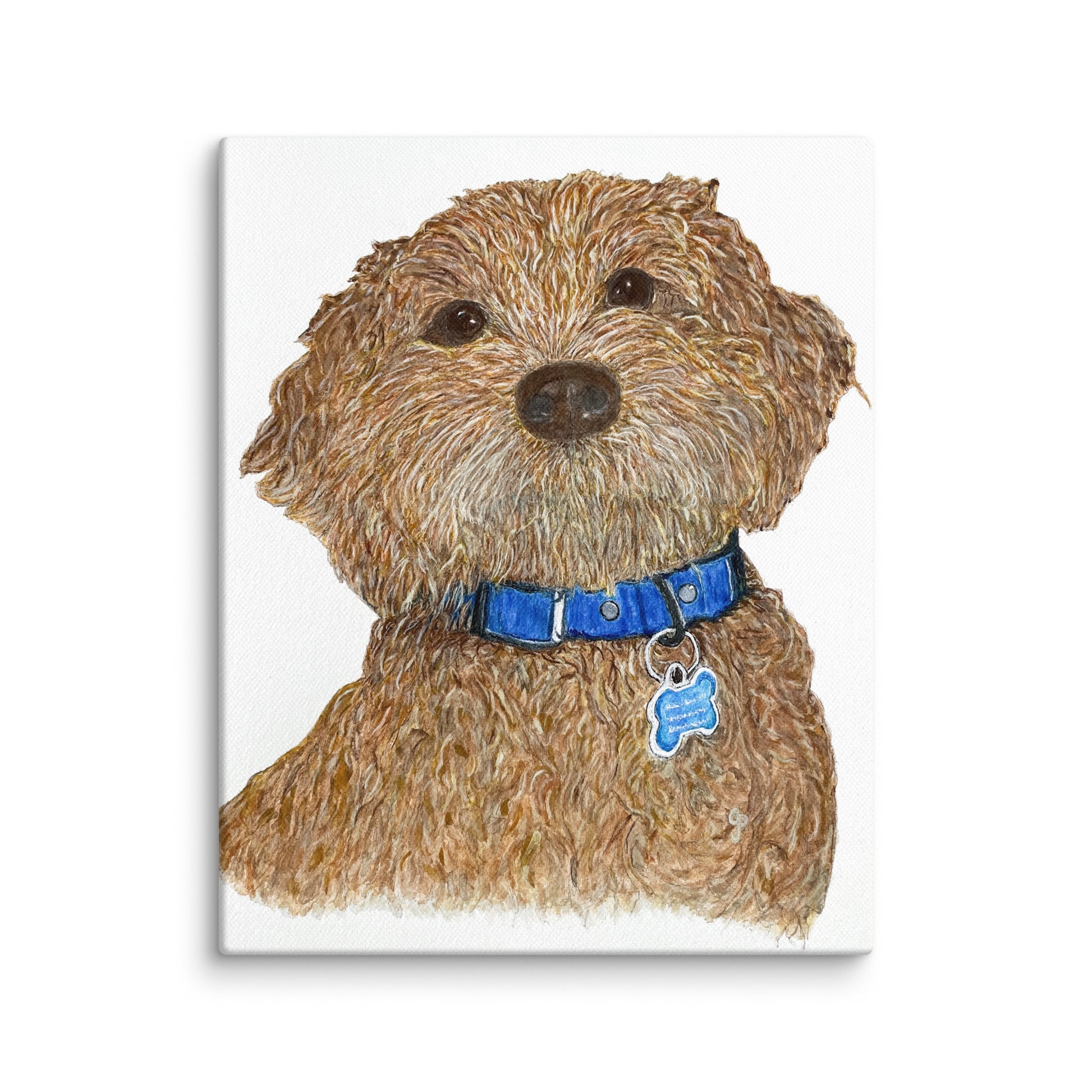 Original canvas wall art featuring watercolor art design, perfect for home decor, gallery walls, or office spaces—high-quality artwork that adds color, character, and creativity to any room.
