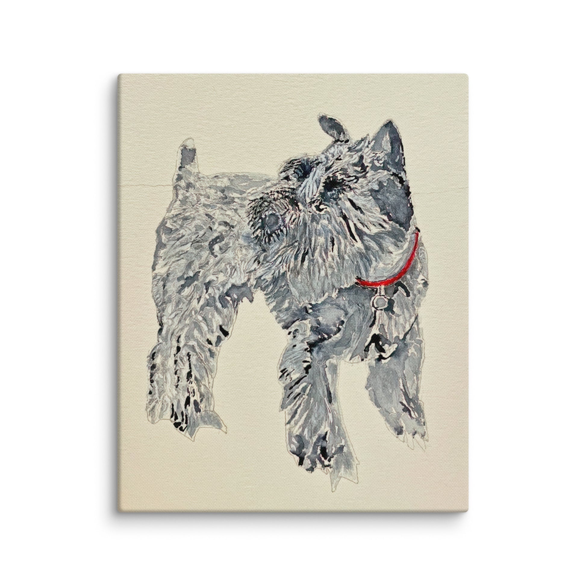 Original canvas wall art featuring watercolor art design, perfect for home decor, gallery walls, or office spaces—high-quality artwork that adds color, character, and creativity to any room.