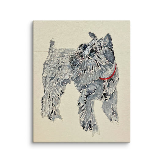 Original canvas wall art featuring watercolor art design, perfect for home decor, gallery walls, or office spaces—high-quality artwork that adds color, character, and creativity to any room.